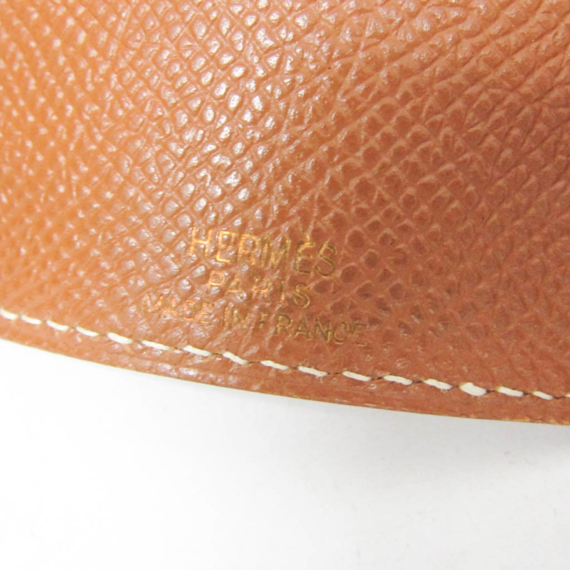 Hermes Hermes Sellier Men,Women Epsom Leather Key Case Light Brown Size ONE SIZE - 12 Thumbnail