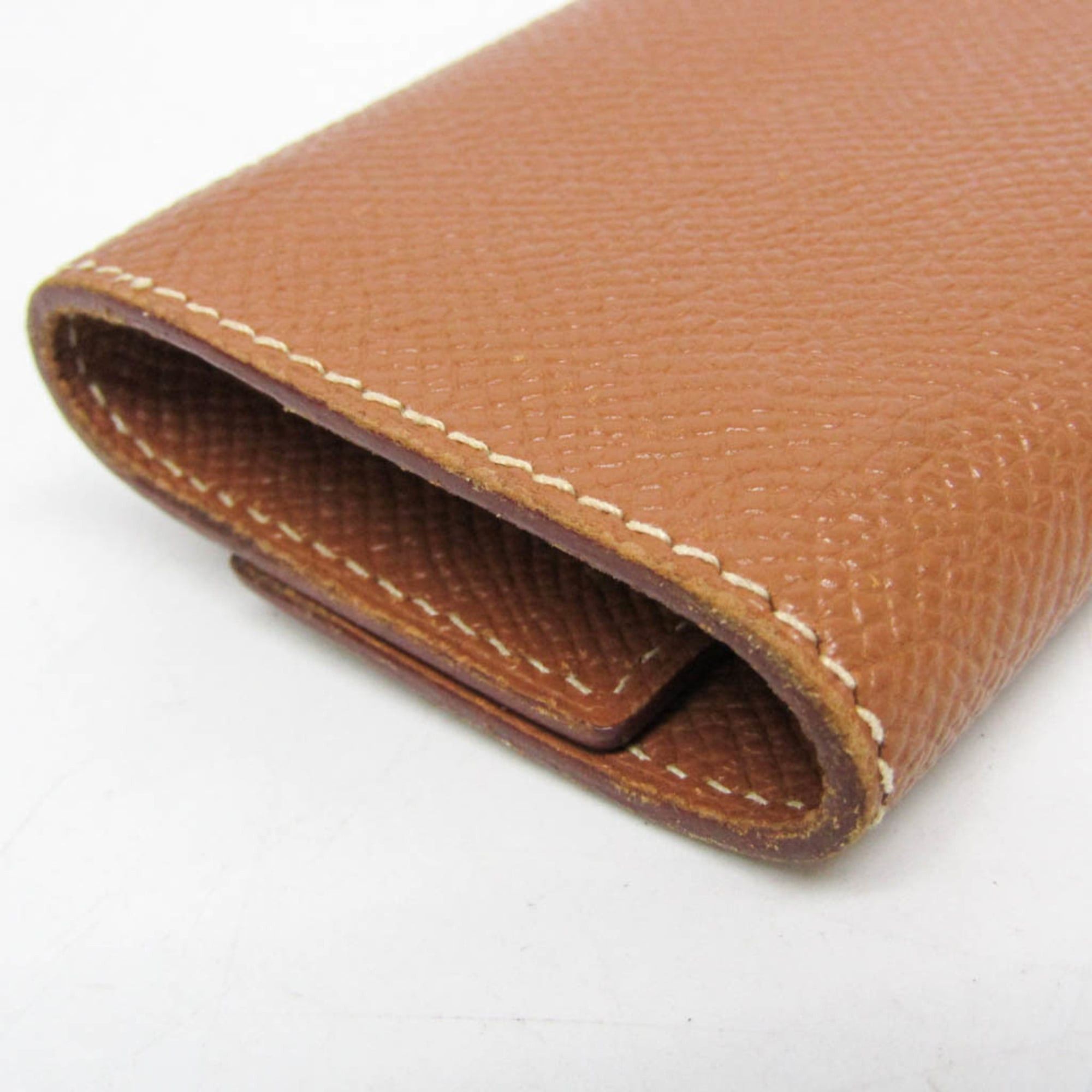Hermes Hermes Sellier Men,Women Epsom Leather Key Case Light Brown Size ONE SIZE - 5 Thumbnail