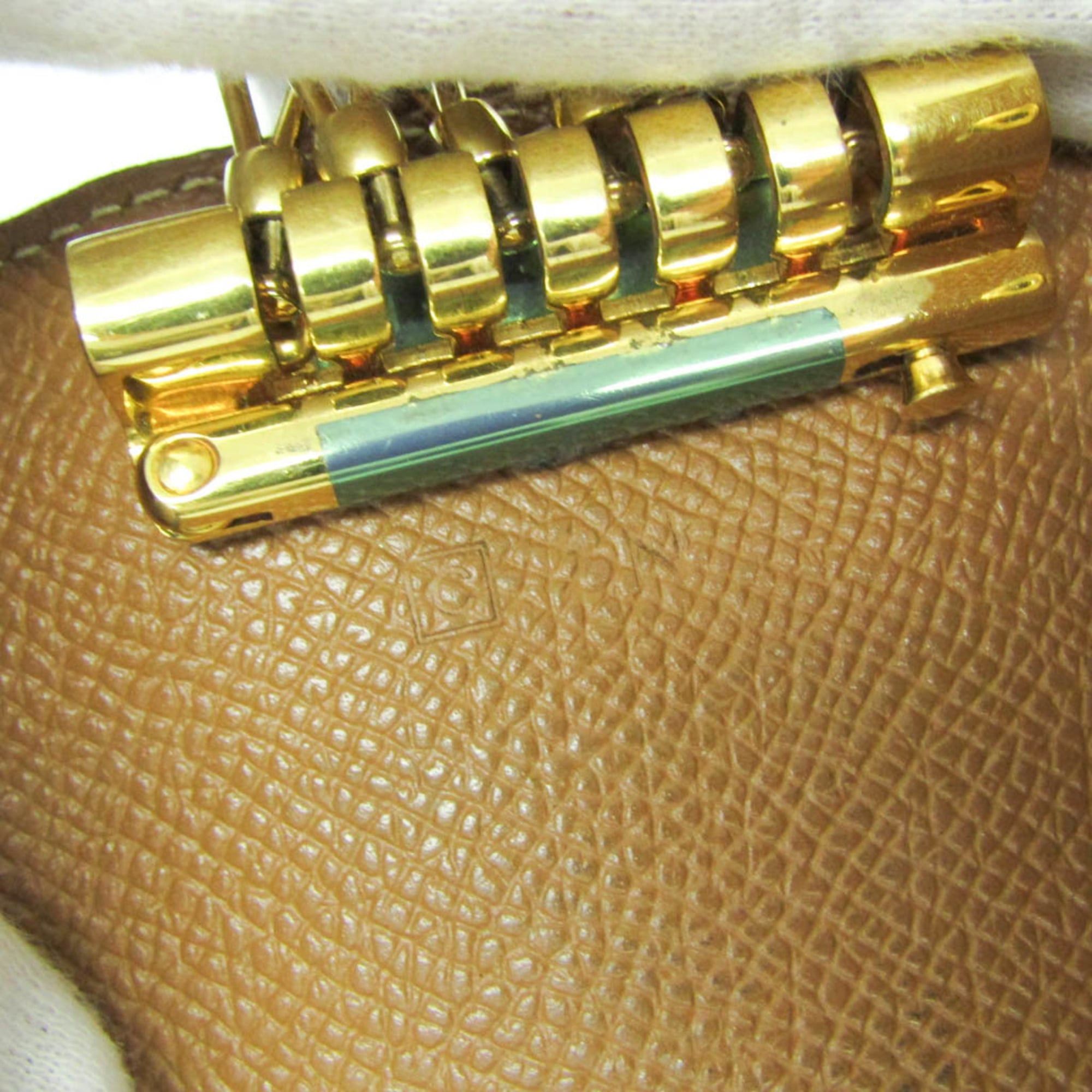 Hermes Hermes Sellier Men,Women Epsom Leather Key Case Light Brown Size ONE SIZE - 13 Thumbnail