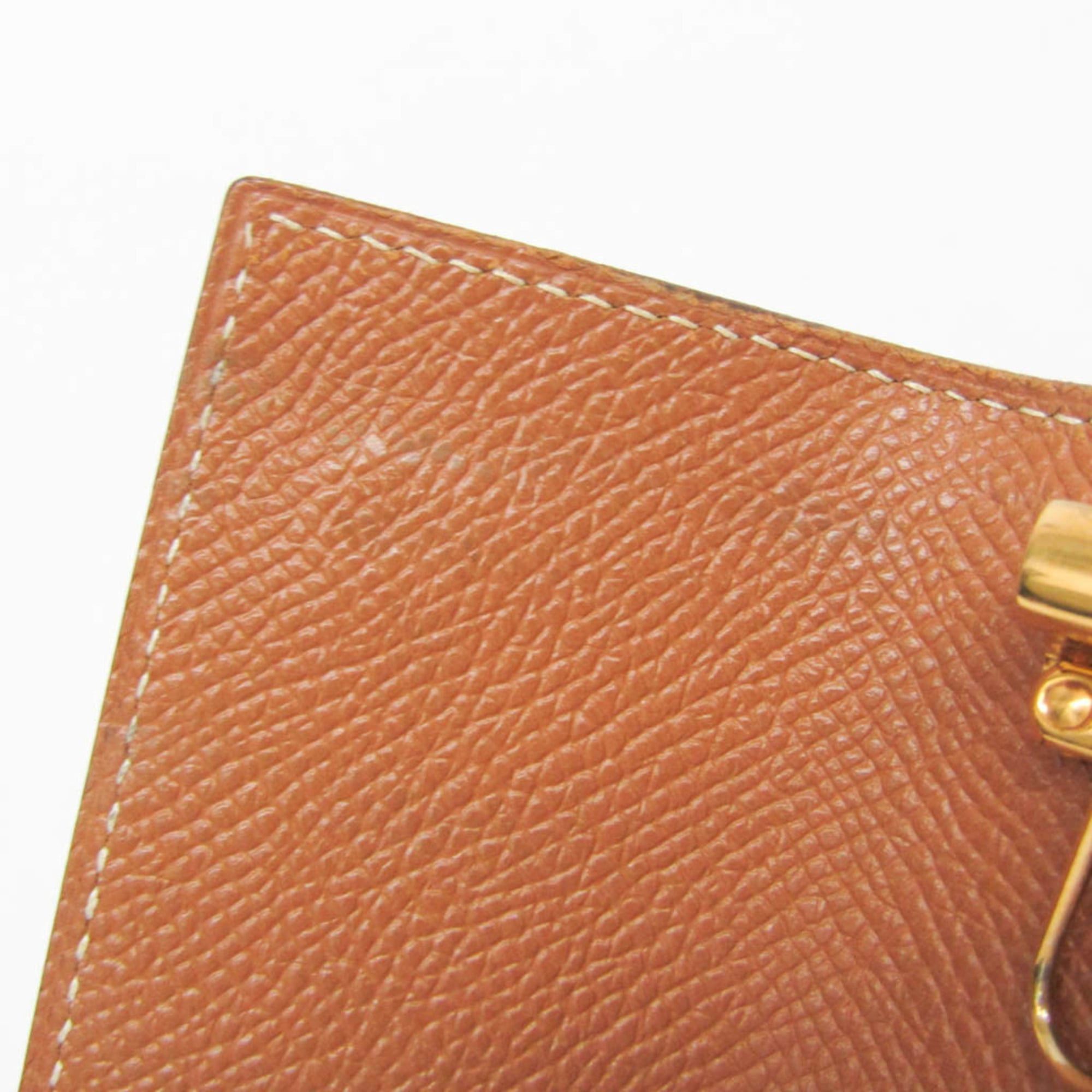 Hermes Hermes Sellier Men,Women Epsom Leather Key Case Light Brown Size ONE SIZE - 10 Thumbnail