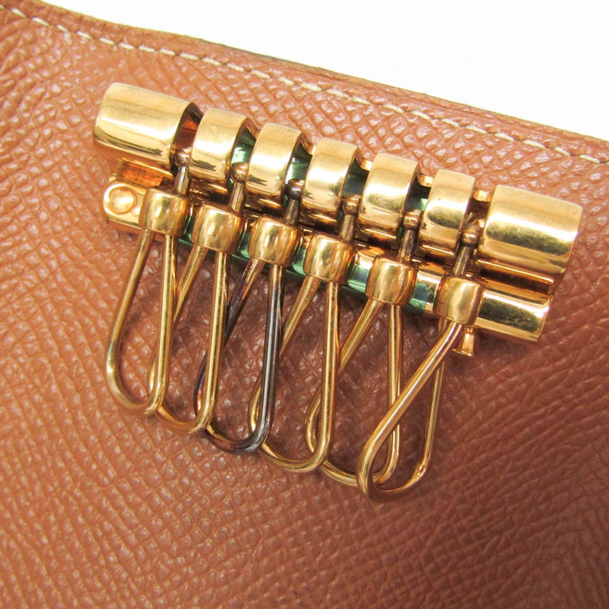 Hermes Hermes Sellier Men,Women Epsom Leather Key Case Light Brown Size ONE SIZE - 11 Thumbnail