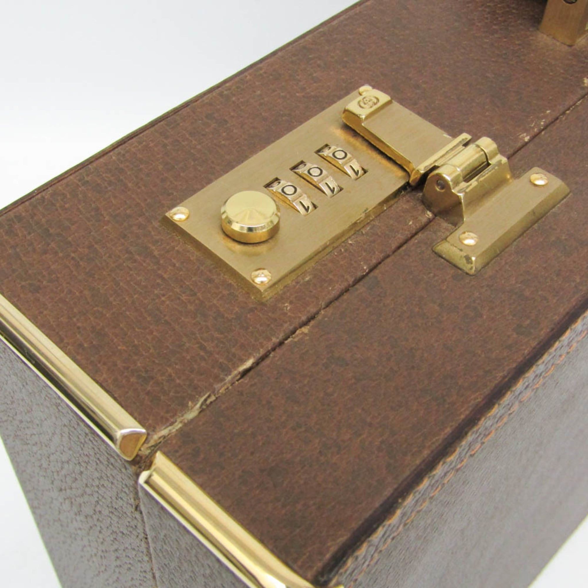 Gucci Gucci Interlocking G 016 20 0491 Men,Women Leather Attaché Case,Handbag Brown Size ONE SIZE - 10 Thumbnail