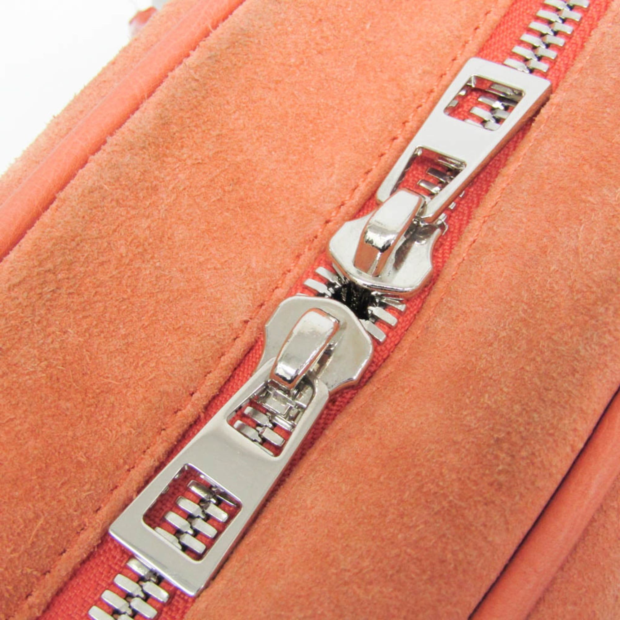 Loewe Loewe Amazona 28 Women's Suede,Leather Handbag,Shoulder Bag Orange Size ONE SIZE - 11 Thumbnail