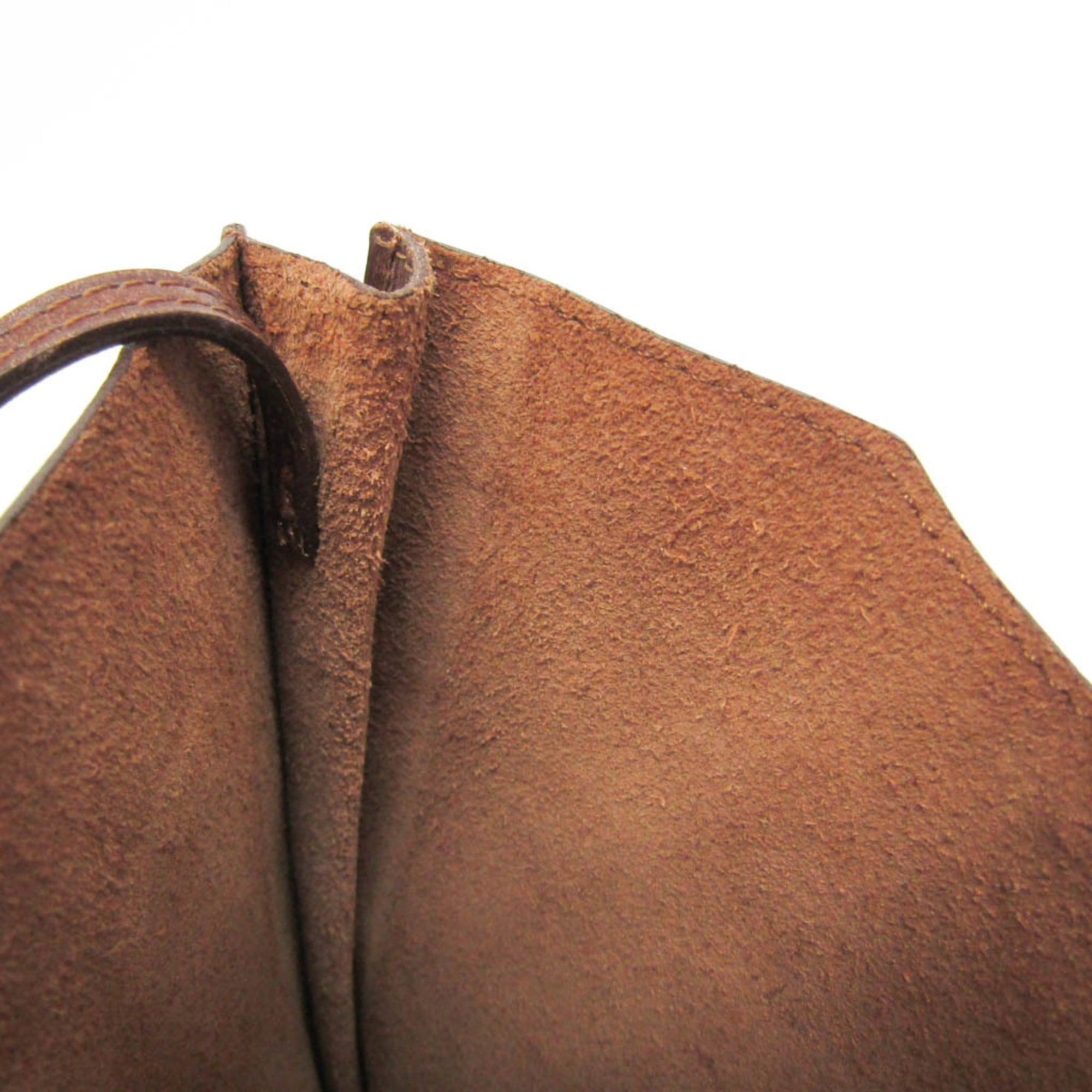 Hermes Hermes Onimaitou Men,Women Box Calf Leather Shoulder Bag Brown Size ONE SIZE - 13 Thumbnail