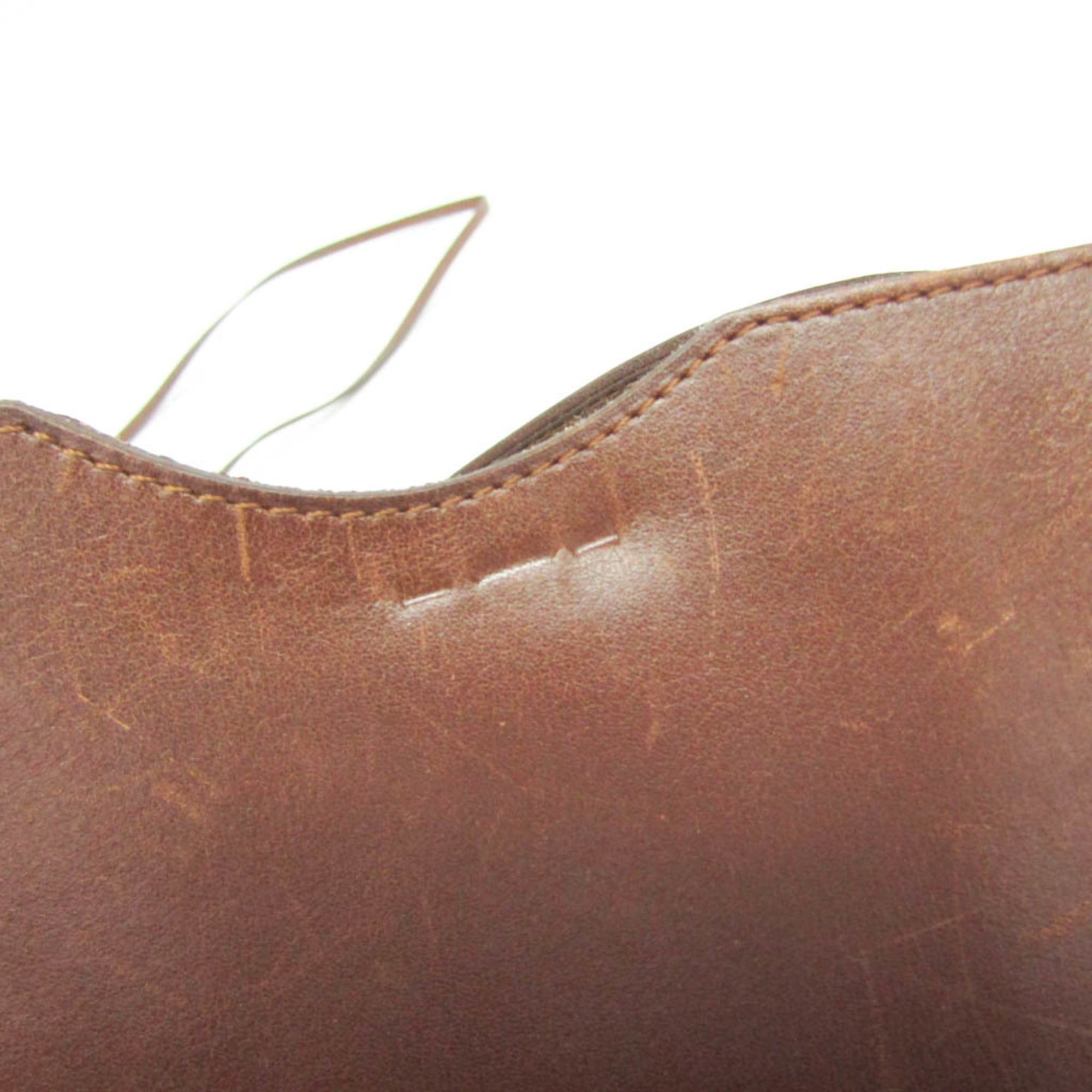 Hermes Hermes Onimaitou Men,Women Box Calf Leather Shoulder Bag Brown Size ONE SIZE - 8 Thumbnail