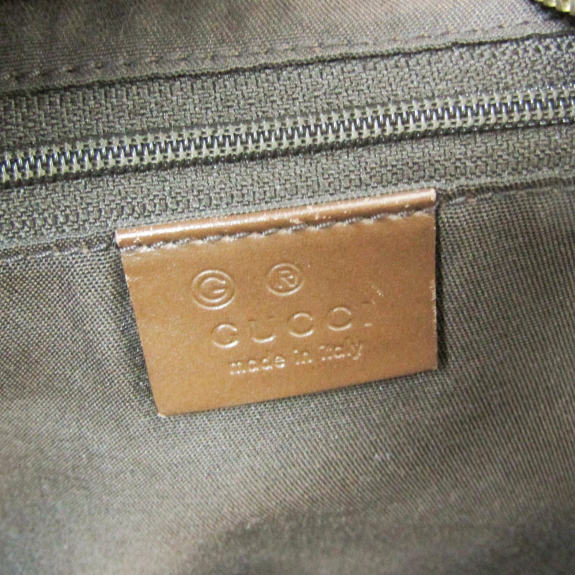 Gucci Gucci GG Canvas 388929 Women's GG Canvas,Leather Shoulder Bag,Tote Bag Brown,GG Beige Size ONE SIZE - 18 Thumbnail