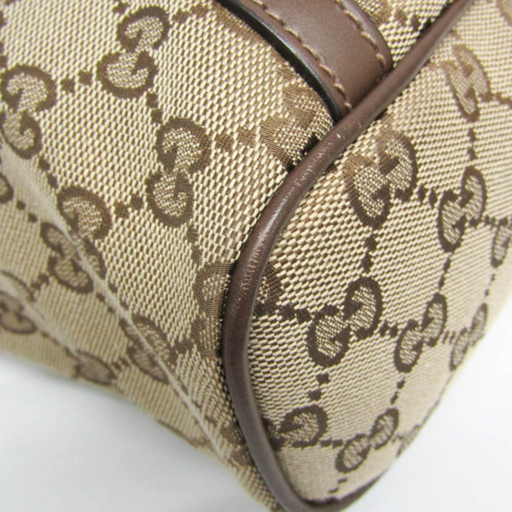 Gucci Gucci GG Canvas 388929 Women's GG Canvas,Leather Shoulder Bag,Tote Bag Brown,GG Beige Size ONE SIZE - 6 Thumbnail
