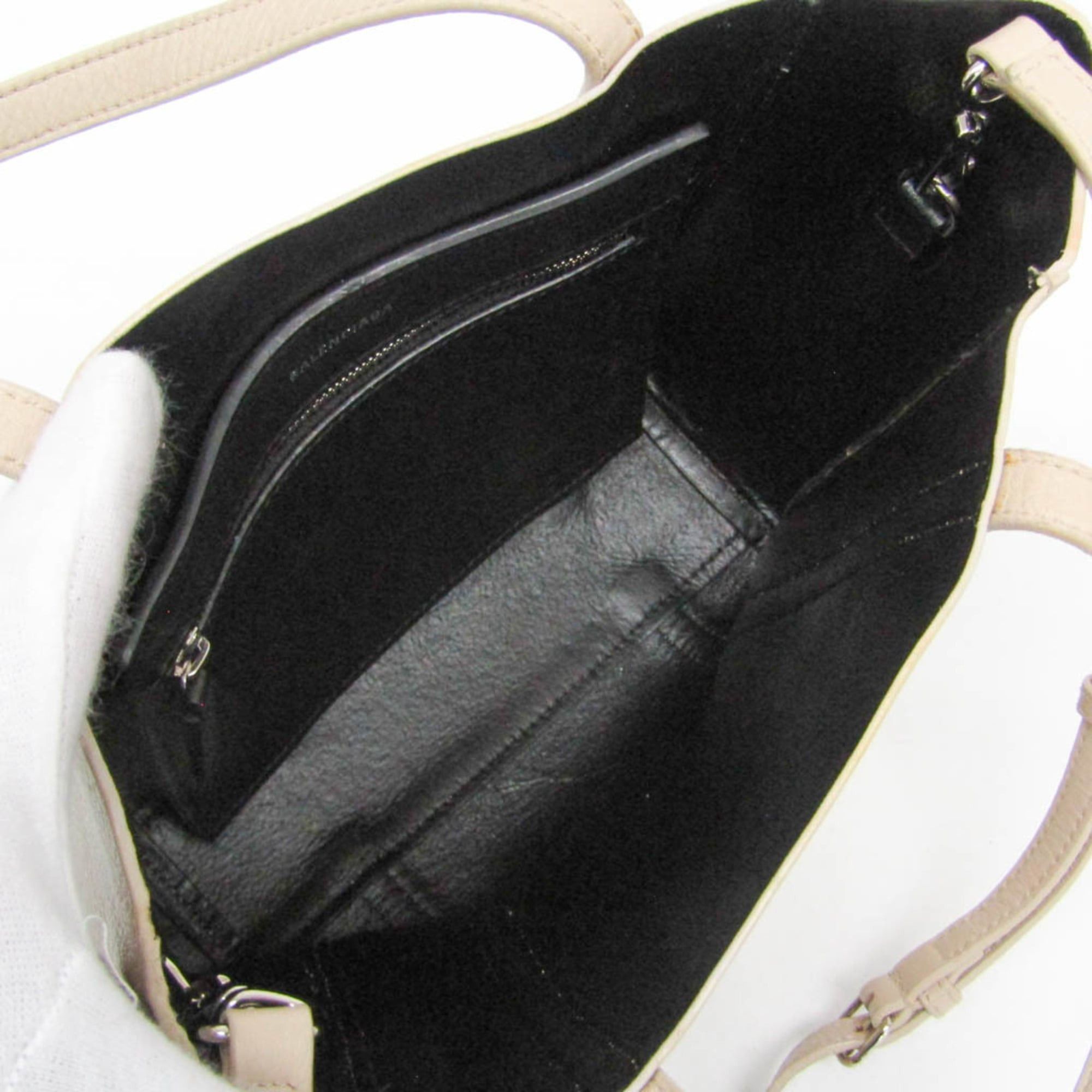 Balenciaga Balenciaga Everyday Tote XXS 551815 Women's Leather Shoulder Bag,Tote Bag Light Beige Size ONE SIZE - 3 Thumbnail