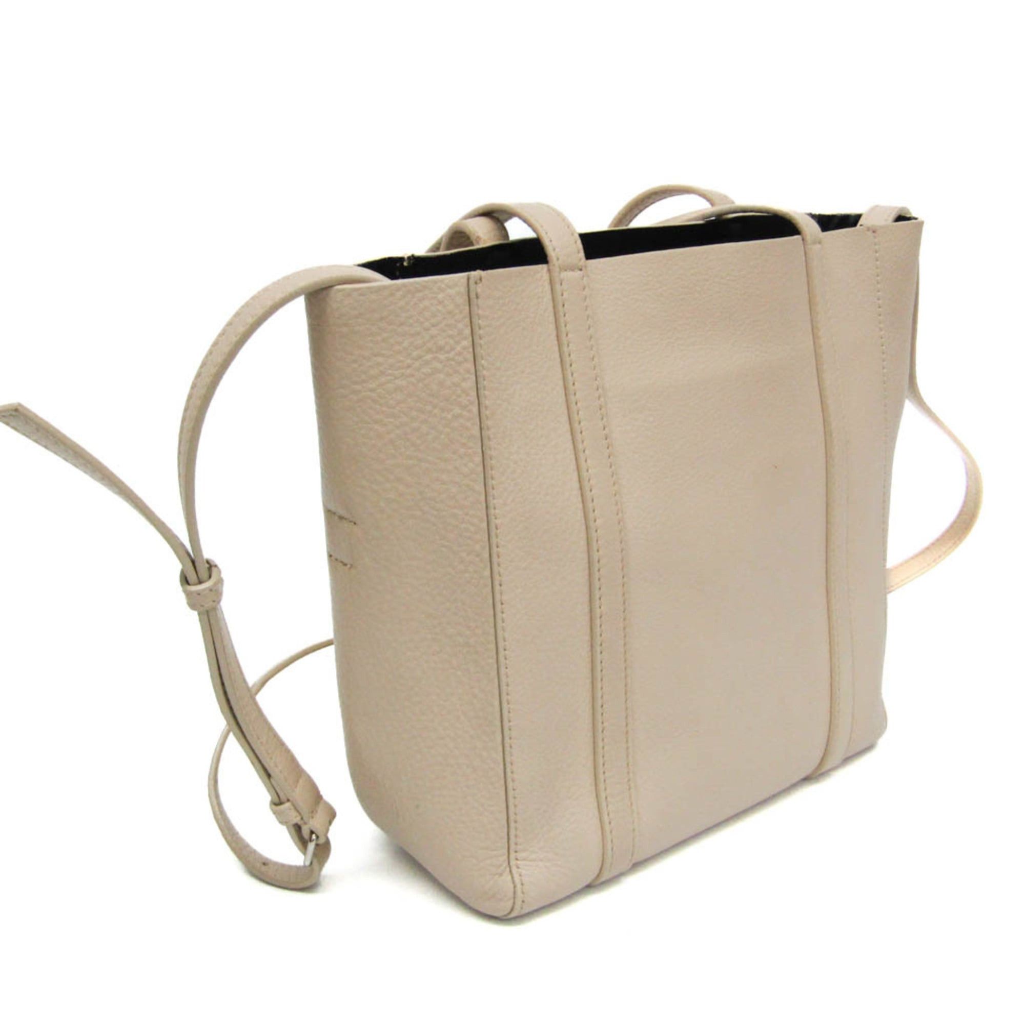 Balenciaga Balenciaga Everyday Tote XXS 551815 Women's Leather Shoulder Bag,Tote Bag Light Beige Size ONE SIZE - 6 Thumbnail