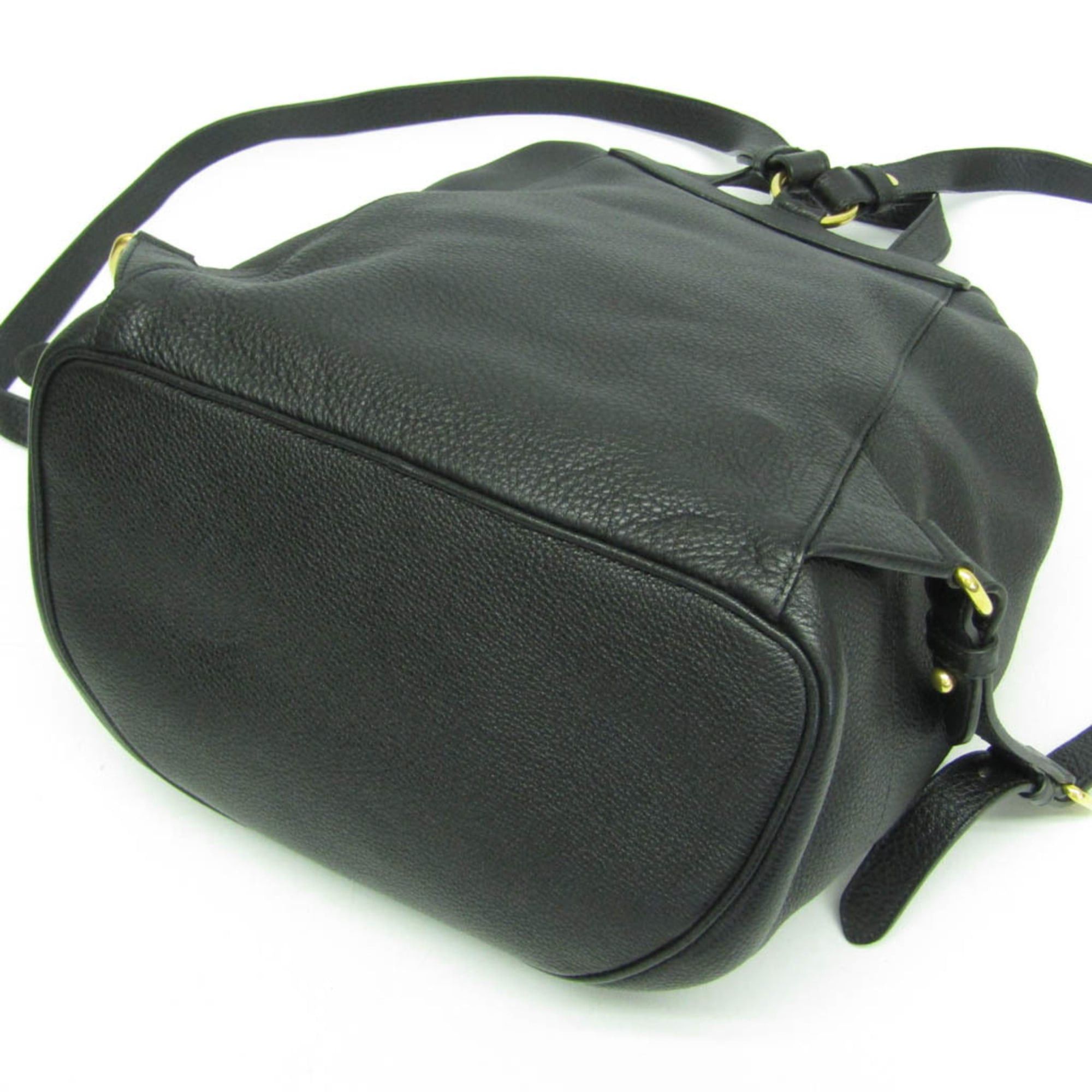 Prada Prada VIT.DAINO 1BZ035 Women's Leather Backpack Black Size ONE SIZE - 5 Thumbnail