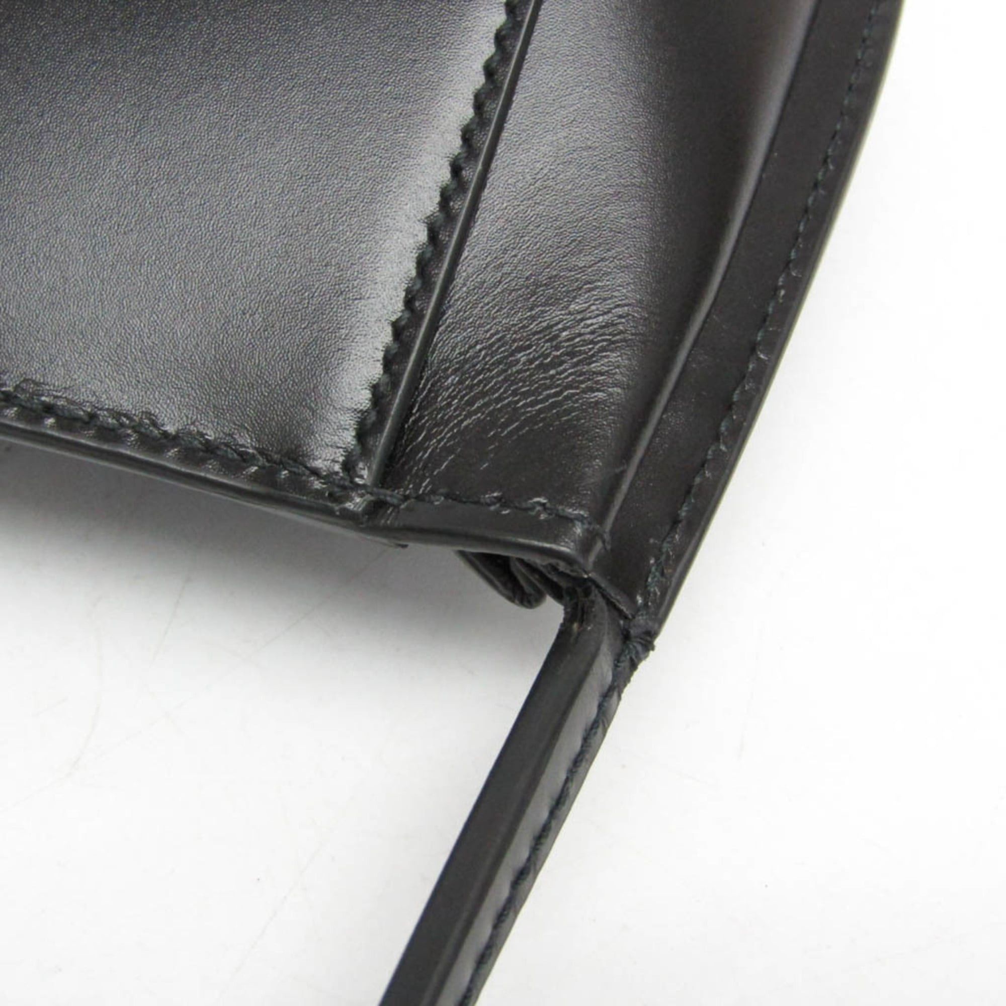Jil Sander Jil Sander Crescent Women's Leather Shoulder Bag Black Size ONE SIZE - 7 Thumbnail