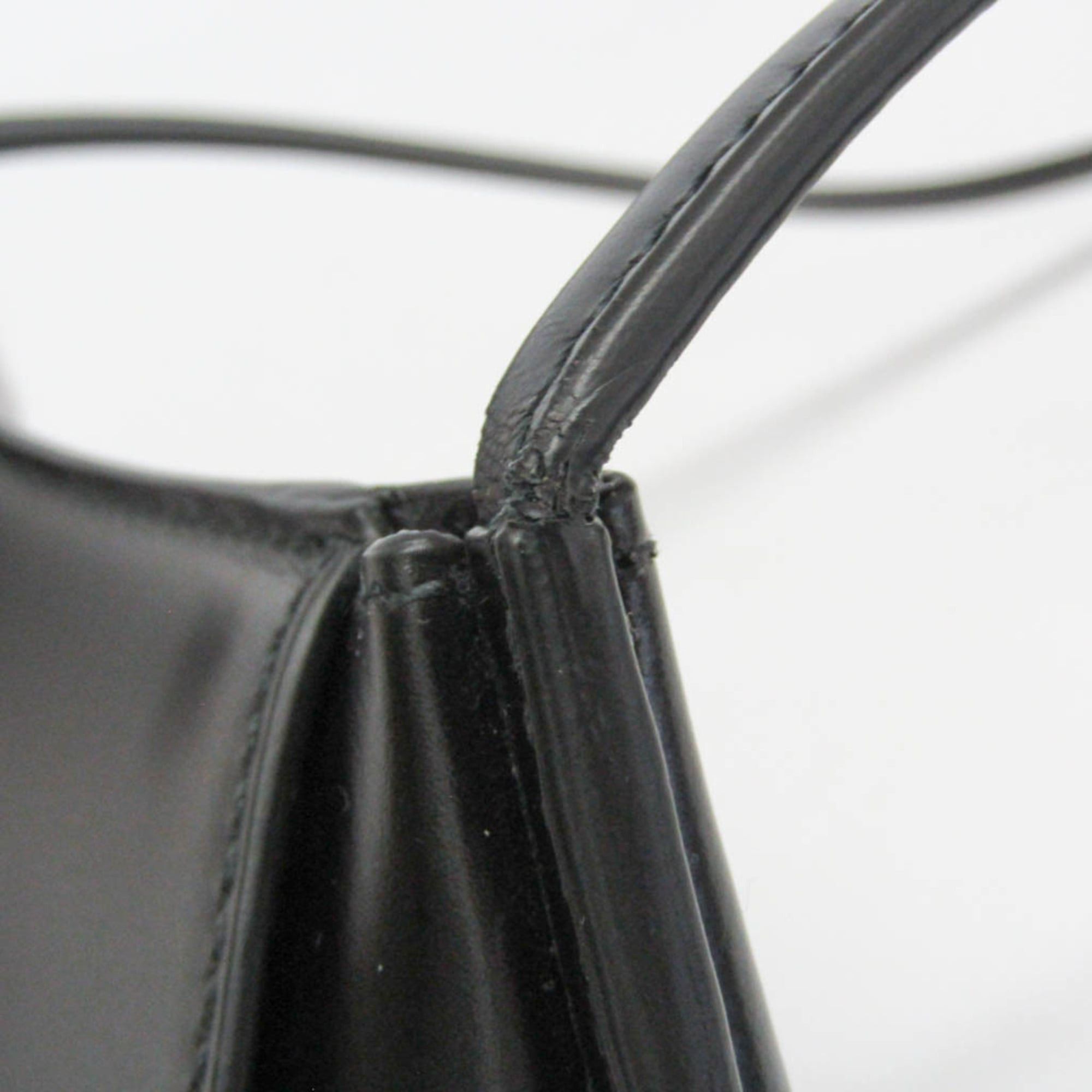 Jil Sander Jil Sander Crescent Women's Leather Shoulder Bag Black Size ONE SIZE - 8 Thumbnail