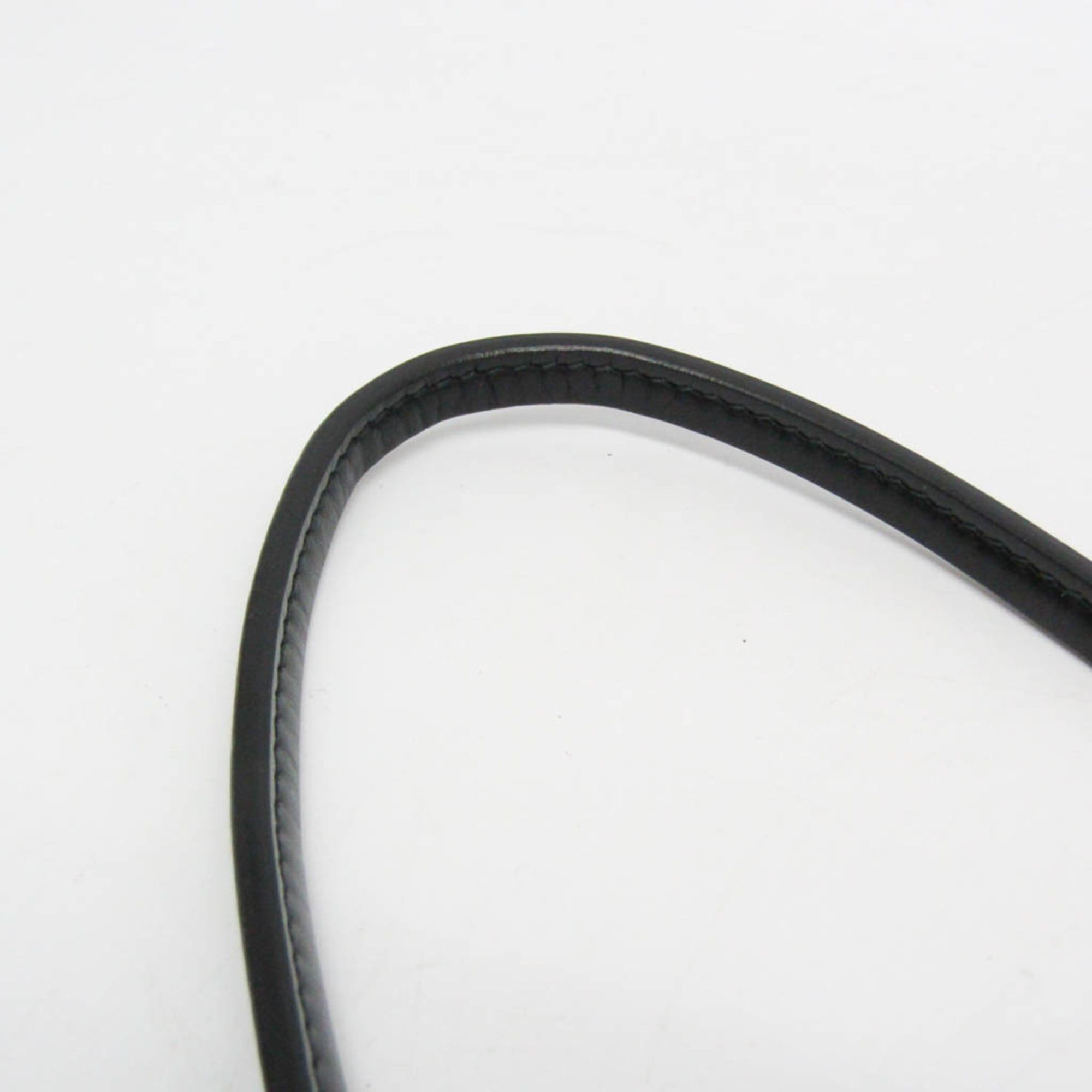 Jil Sander Jil Sander Crescent Women's Leather Shoulder Bag Black Size ONE SIZE - 11 Thumbnail
