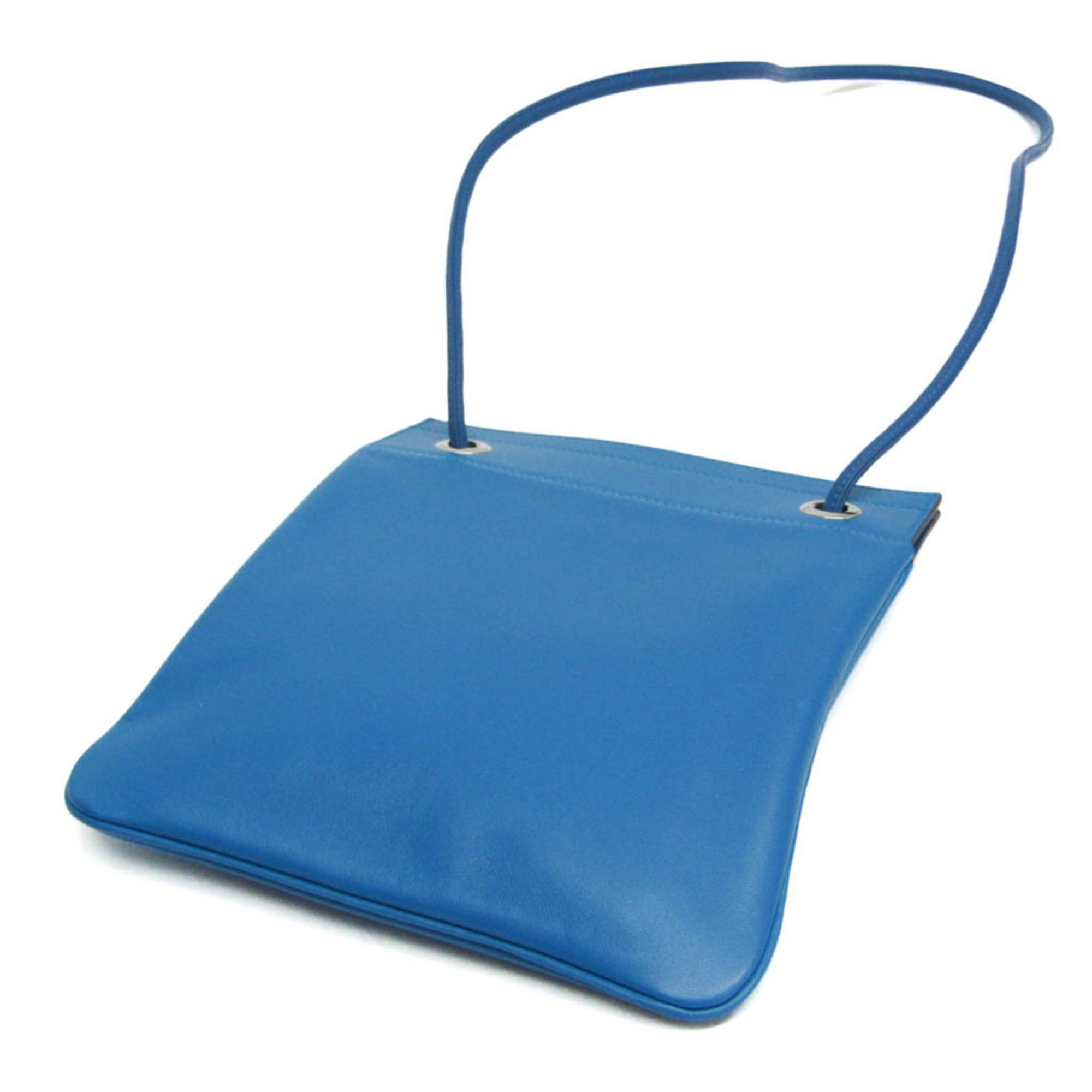 Hermes Hermes Aline Mini H082365CKAA Women's Agneau Milo,Swift Leather Shoulder Bag Blue Size ONE SIZE - 3 Thumbnail