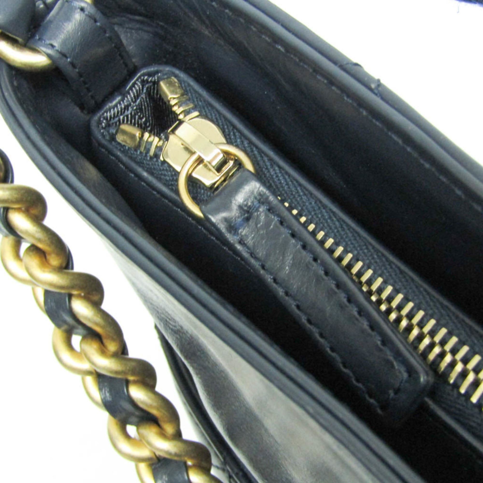 Chanel Chanel Matelasse Chain Handle 2-way Bag Women's Leather Handbag,Shoulder Bag Navy Size ONE SIZE - 16 Thumbnail