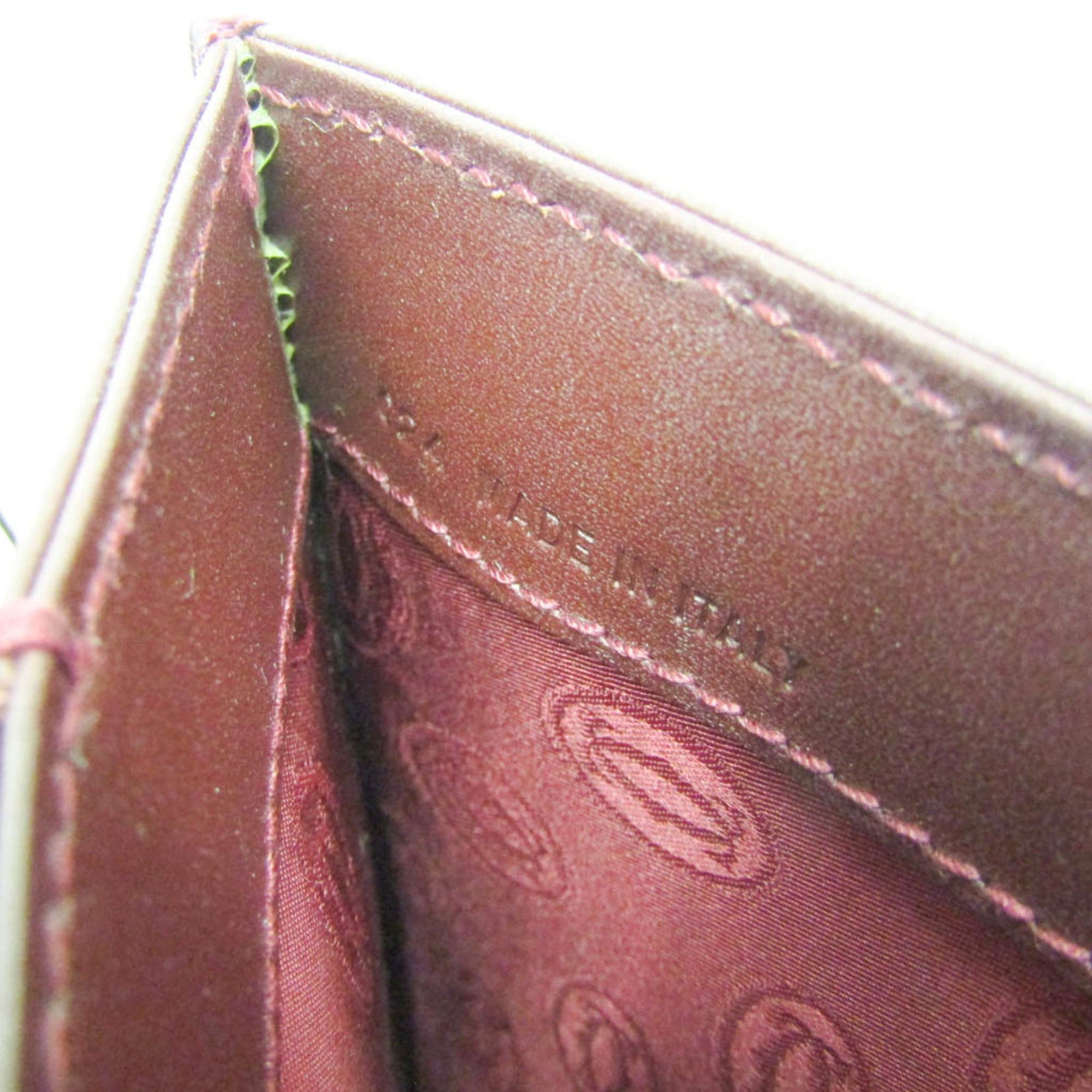 Cartier Cartier Must Women's Leather Shoulder Bag Bordeaux Size ONE SIZE - 14 Thumbnail
