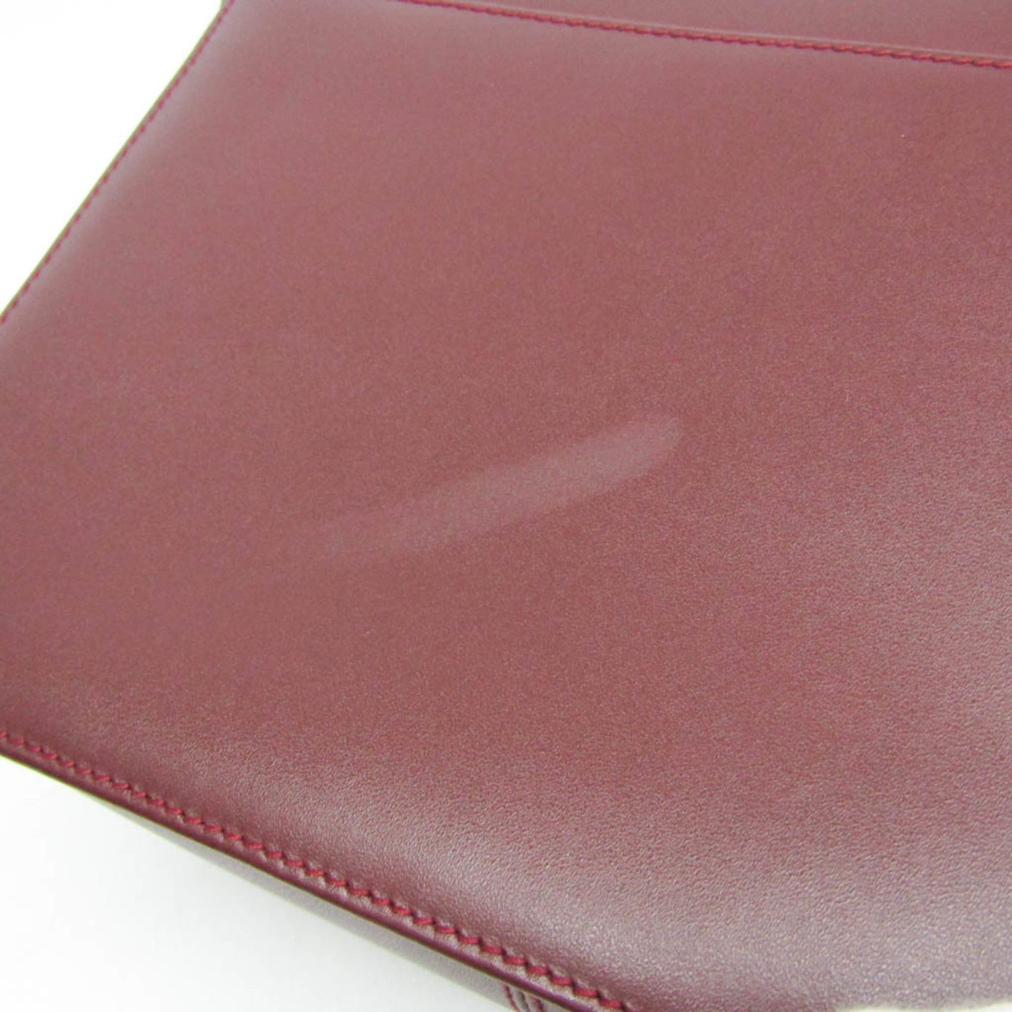 Cartier Cartier Must Women's Leather Shoulder Bag Bordeaux Size ONE SIZE - 7 Thumbnail