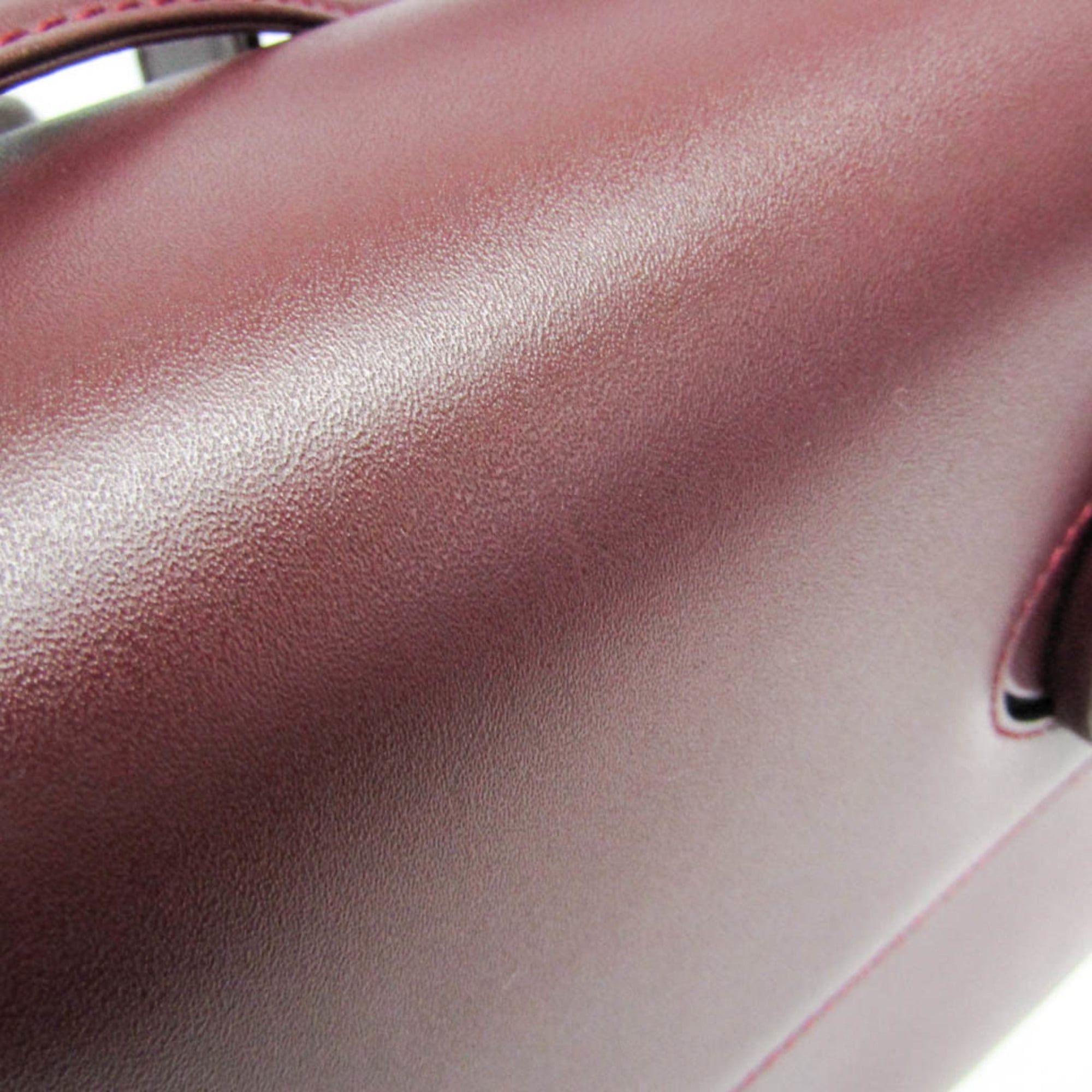 Cartier Cartier Must Women's Leather Shoulder Bag Bordeaux Size ONE SIZE - 11 Thumbnail