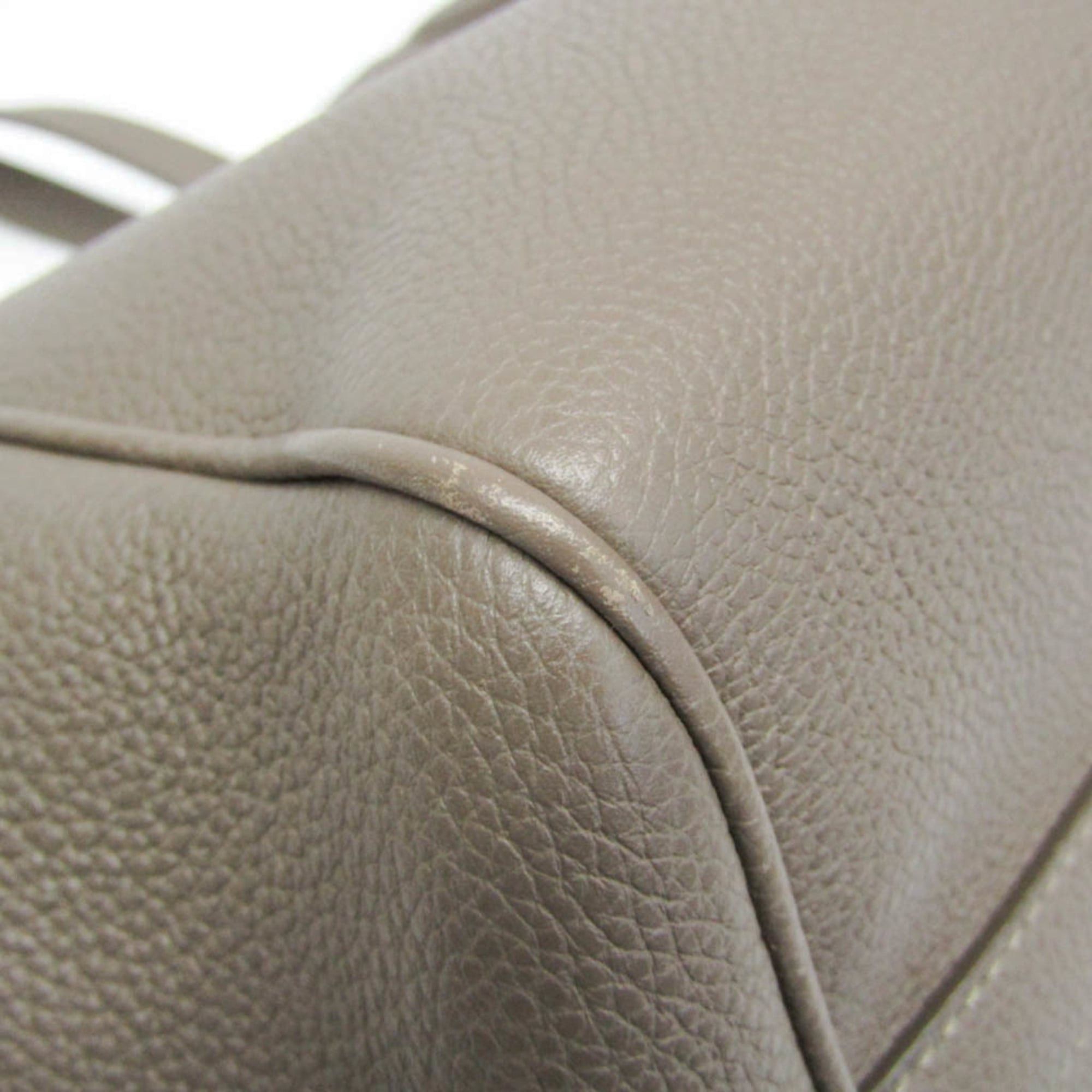 Celine Celine Small Fold Cabas 194073 Women's Leather Handbag,Shoulder Bag Gray Brown Size ONE SIZE - 6 Thumbnail