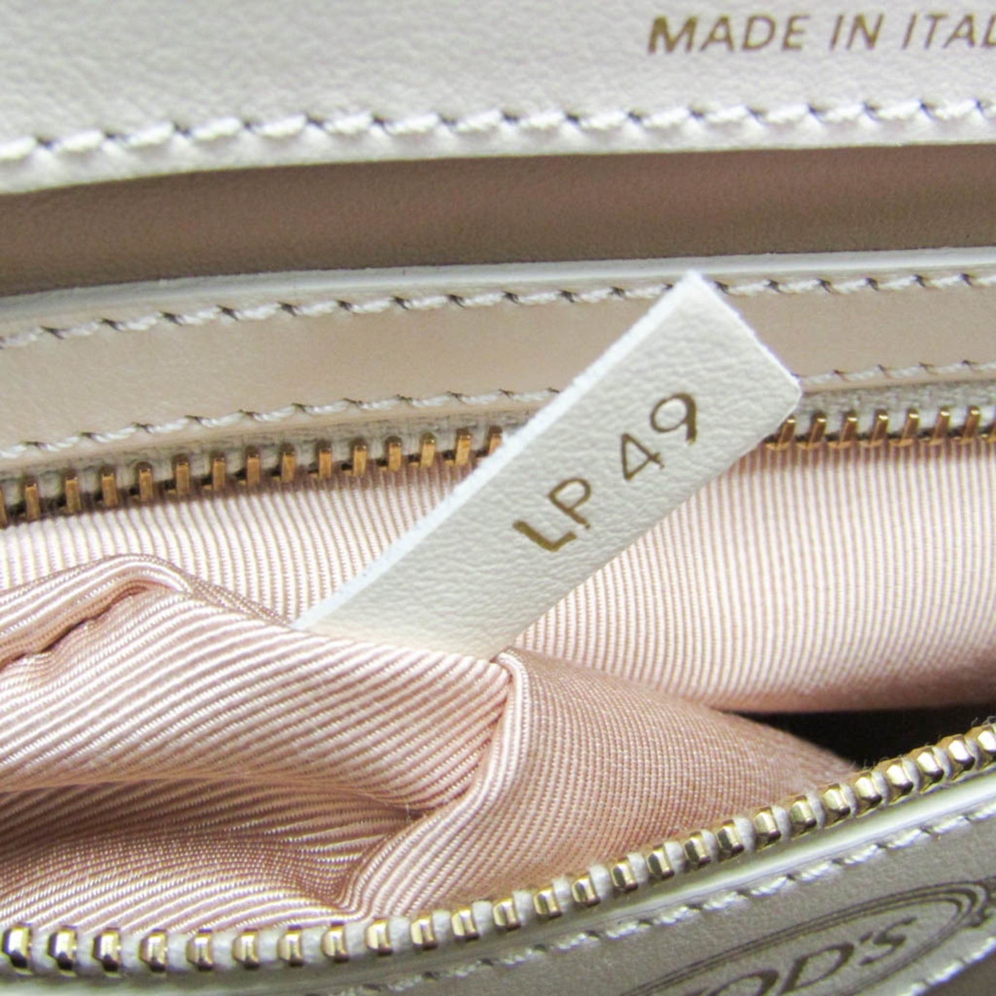 Tod's Tod's T Timeless Women's Leather Handbag,Shoulder Bag Off-white Size ONE SIZE - 15 Thumbnail