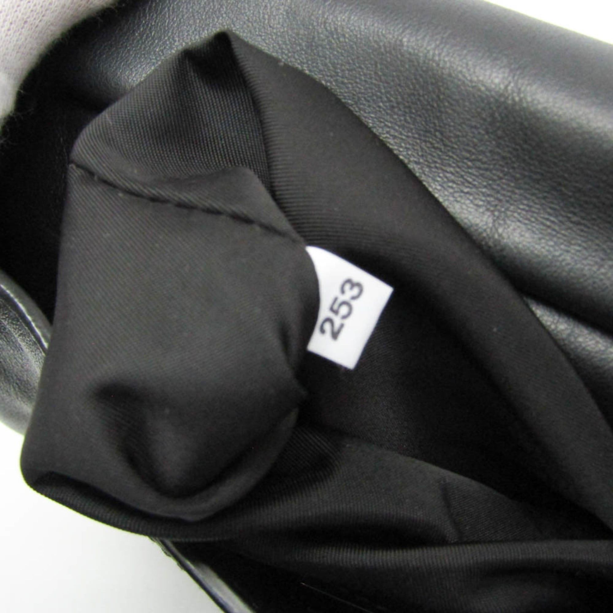 Prada Prada Men,Women Leather Shoulder Bag Black Size ONE SIZE - 11 Thumbnail