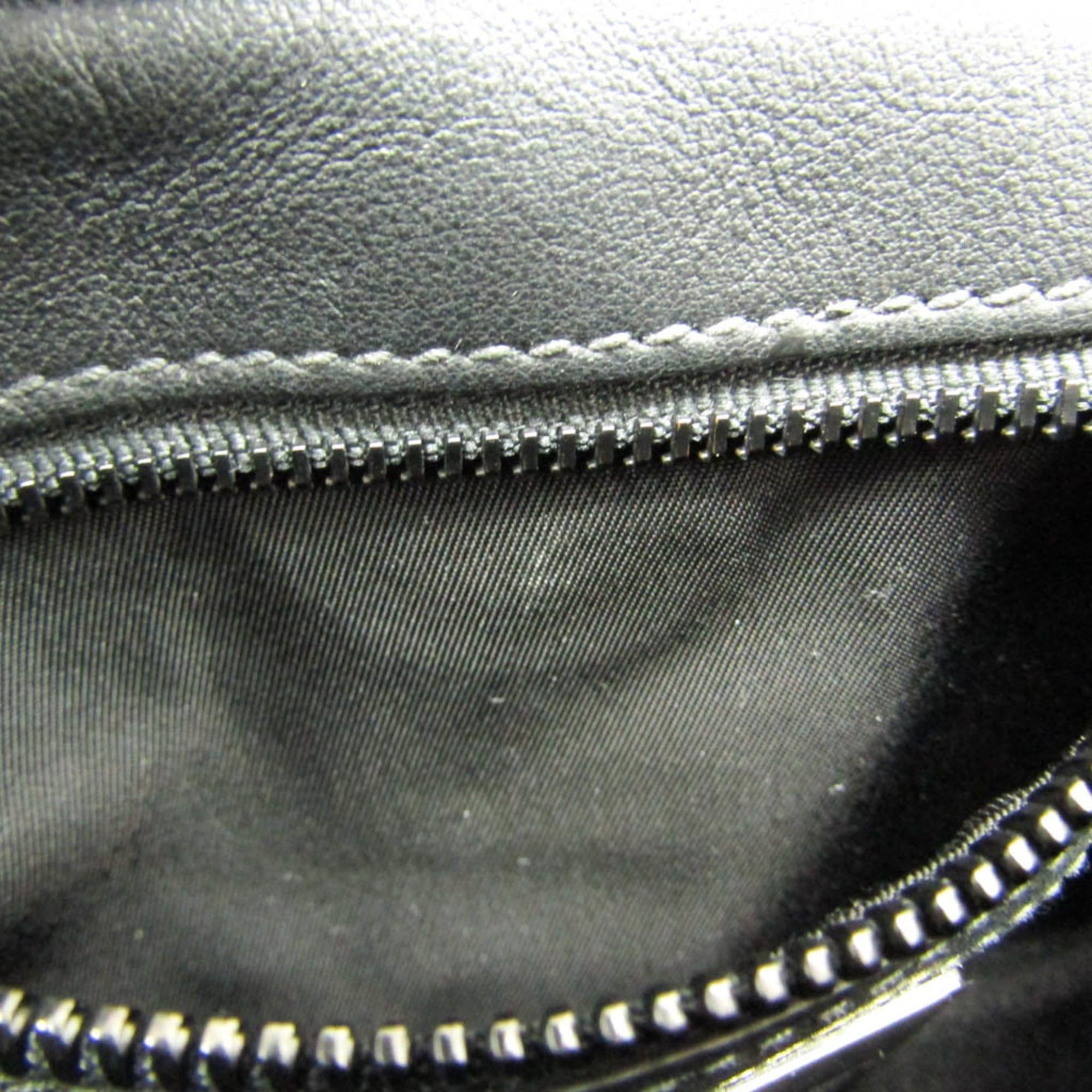 Prada Prada Men,Women Leather Shoulder Bag Black Size ONE SIZE - 8 Thumbnail