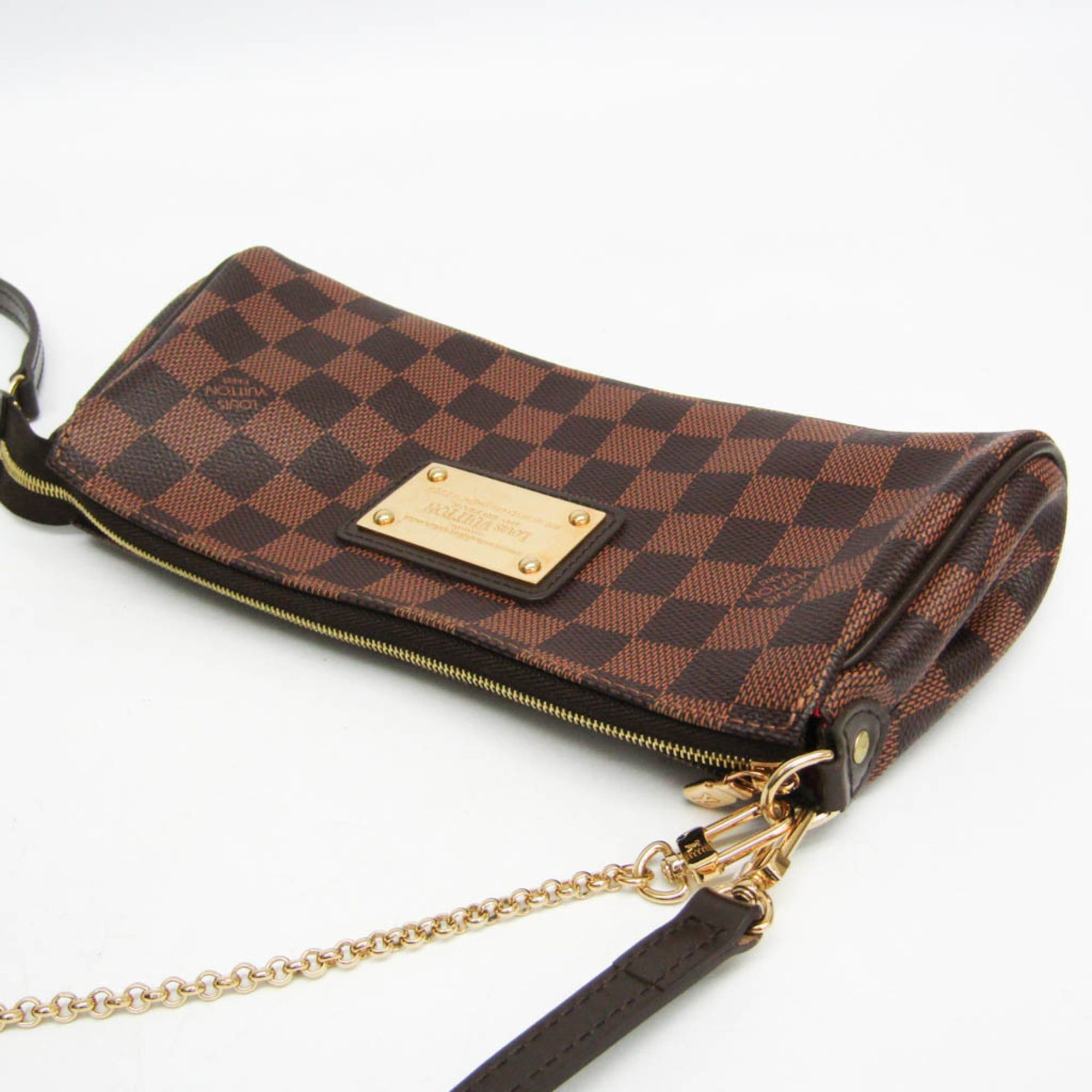 Louis Vuitton Louis Vuitton Damier Eva N55213 Women's Handbag,Shoulder Bag Brown,Ebene Size ONE SIZE - 5 Thumbnail