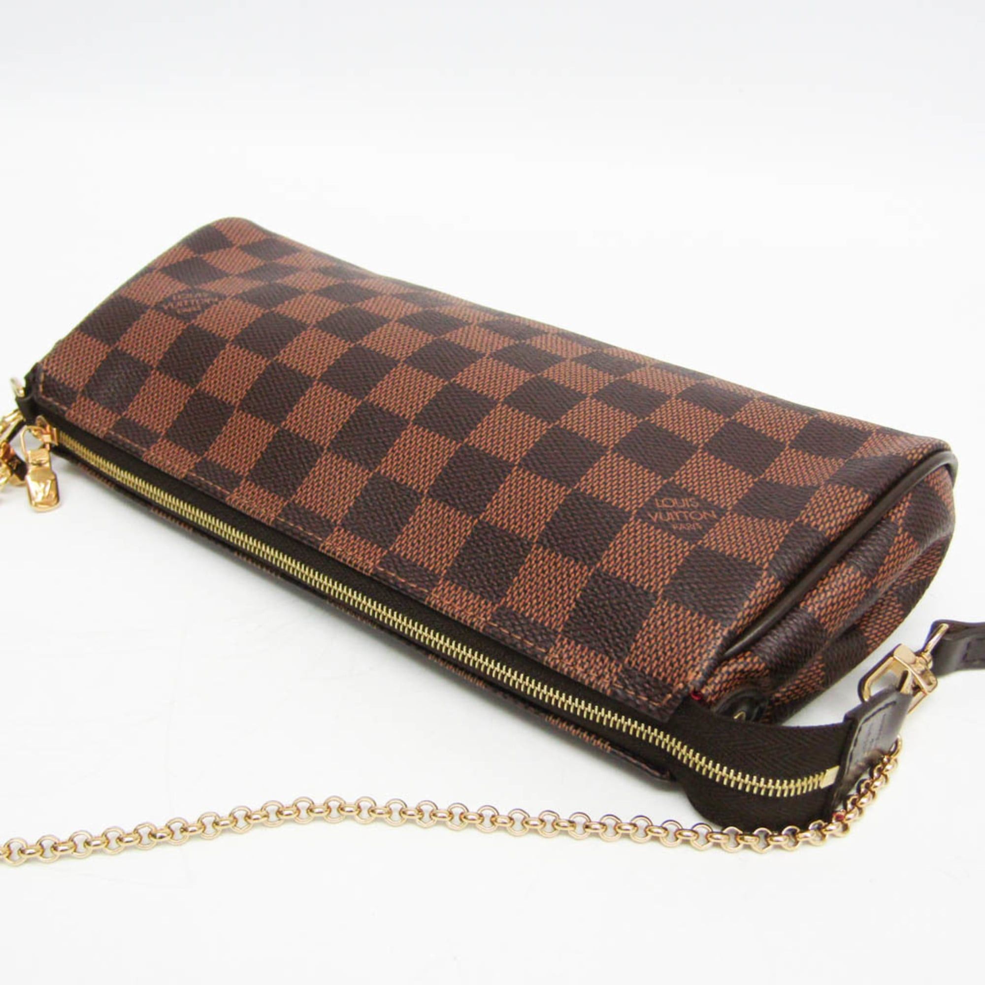Louis Vuitton Louis Vuitton Damier Eva N55213 Women's Handbag,Shoulder Bag Brown,Ebene Size ONE SIZE - 6 Thumbnail
