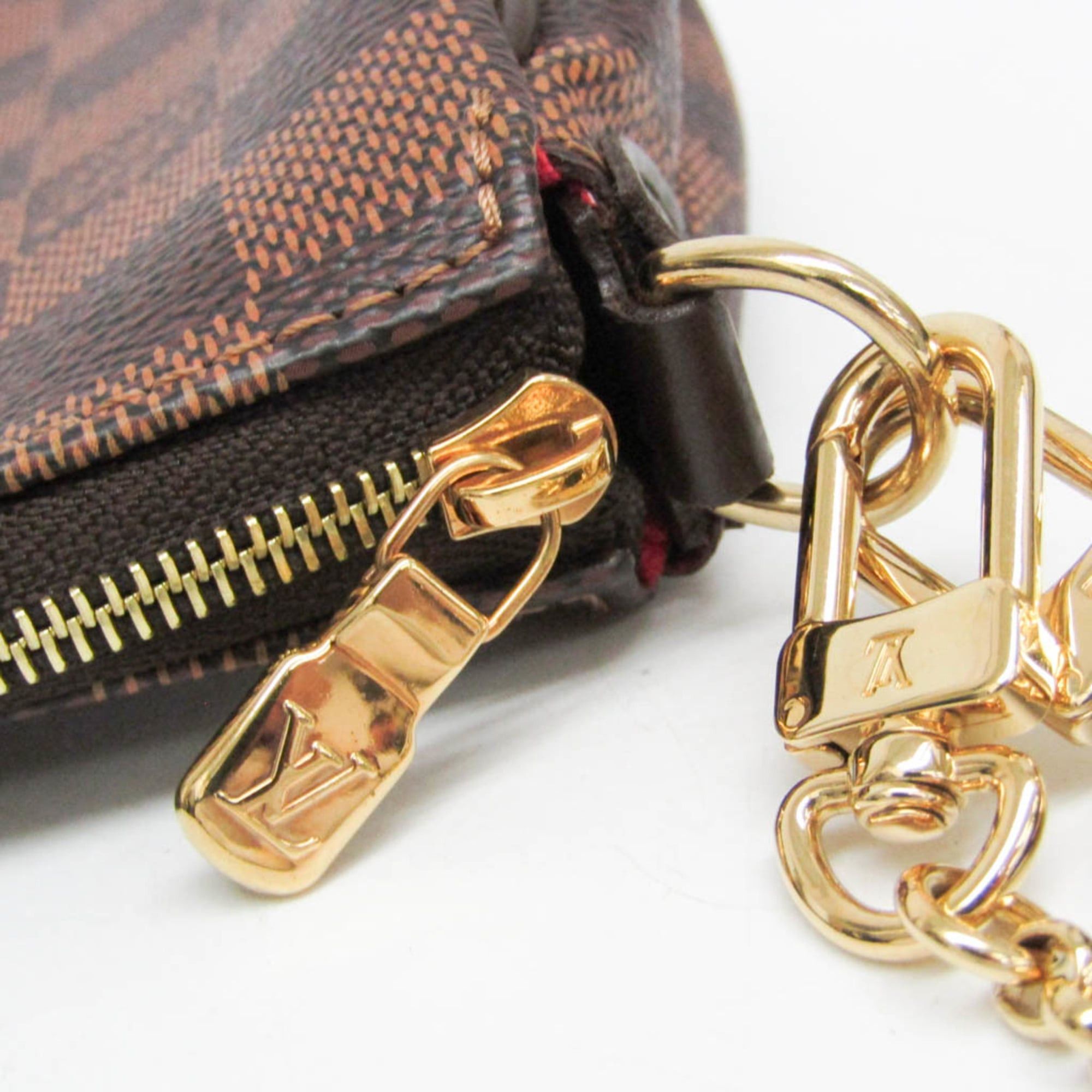 Louis Vuitton Louis Vuitton Damier Eva N55213 Women's Handbag,Shoulder Bag Brown,Ebene Size ONE SIZE - 8 Thumbnail