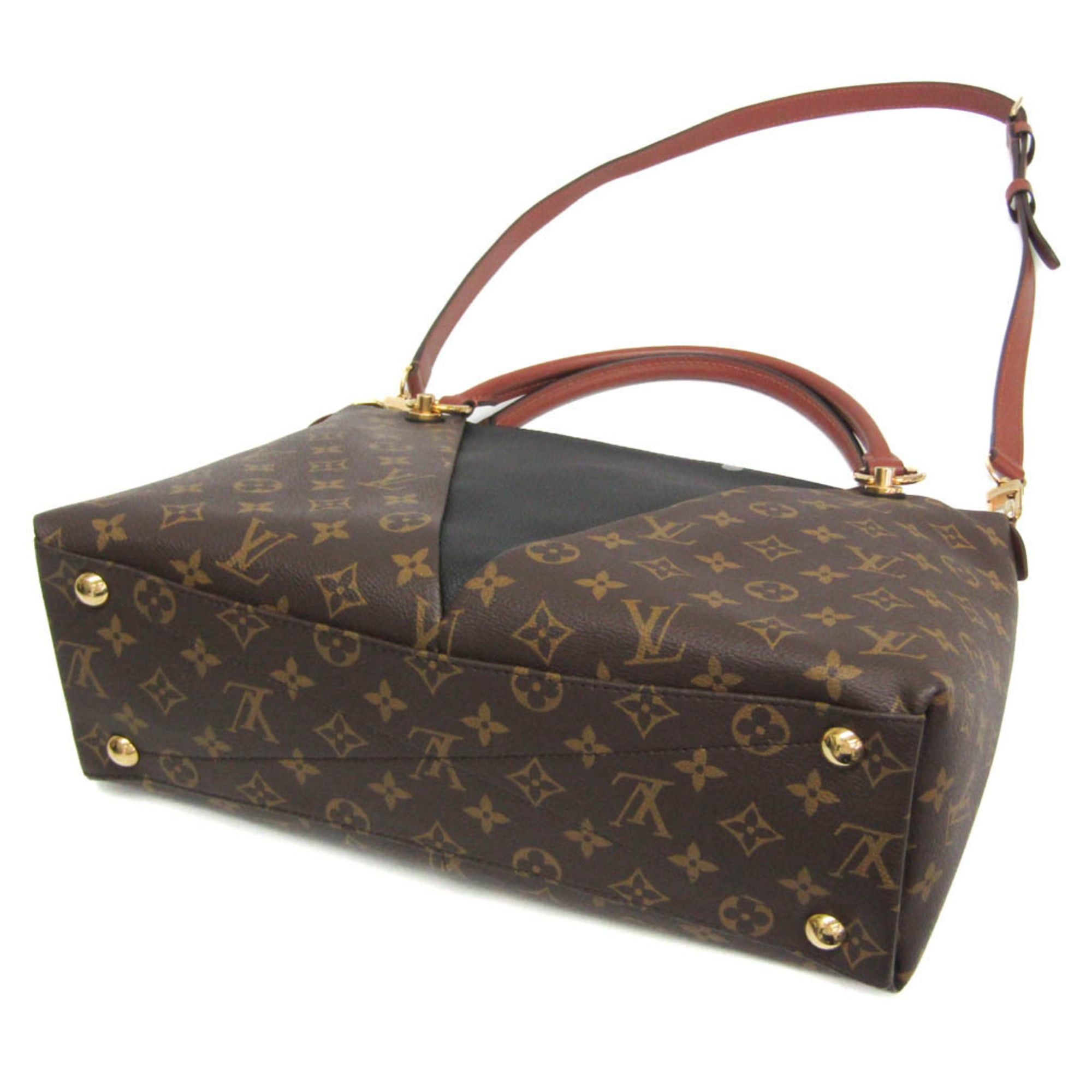 Louis Vuitton Louis Vuitton Damier V Tote MM M43948 Women's Shoulder Bag,Tote Bag Black,Brown Size ONE SIZE - 2 Thumbnail