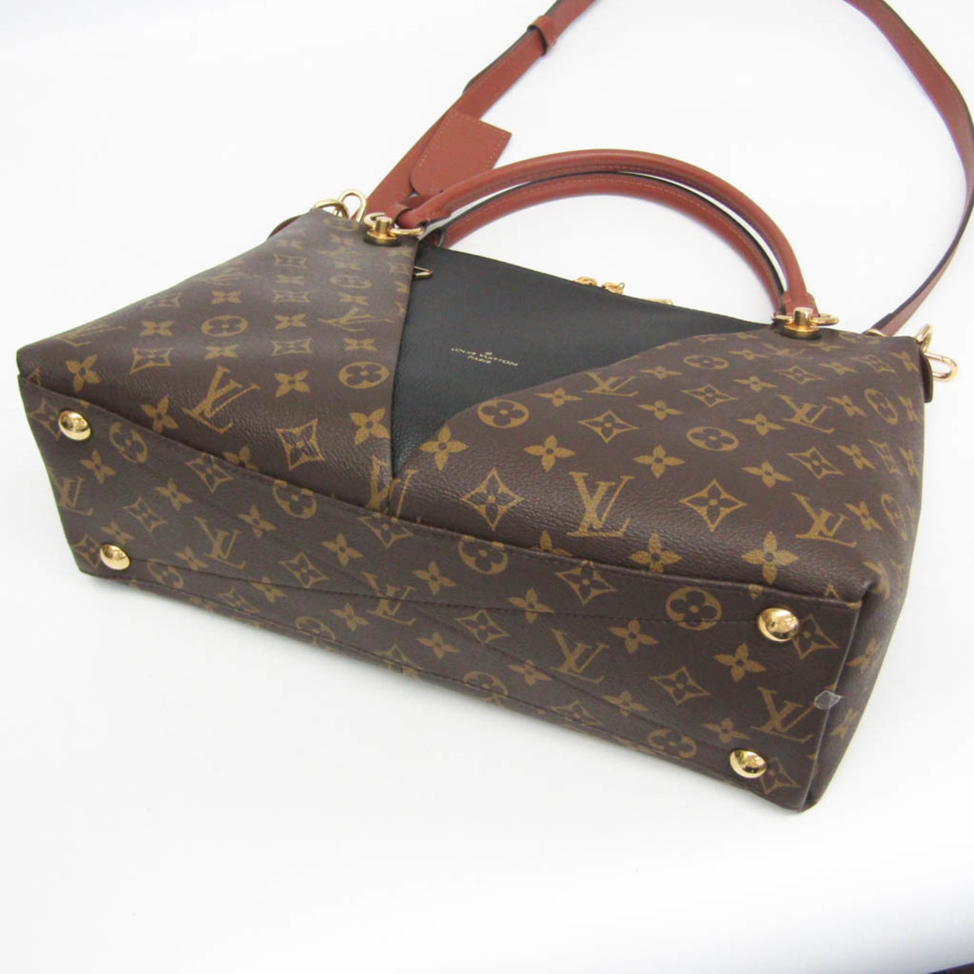 Louis Vuitton Louis Vuitton Damier V Tote MM M43948 Women's Shoulder Bag,Tote Bag Black,Brown Size ONE SIZE - 6 Thumbnail