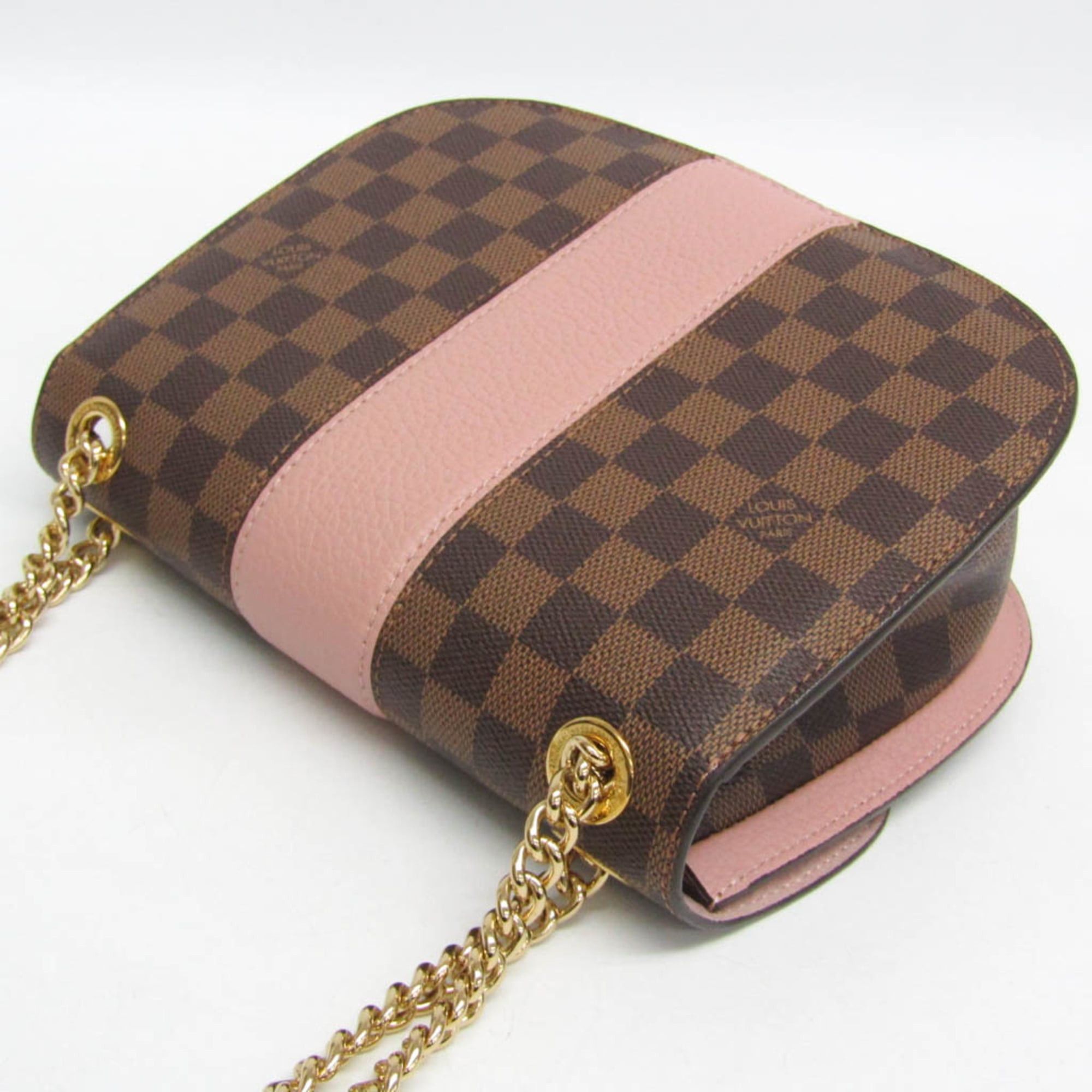Louis Vuitton Louis Vuitton Damier Wight N64418 Women's Shoulder Bag Brown,Pink Size ONE SIZE - 8 Thumbnail