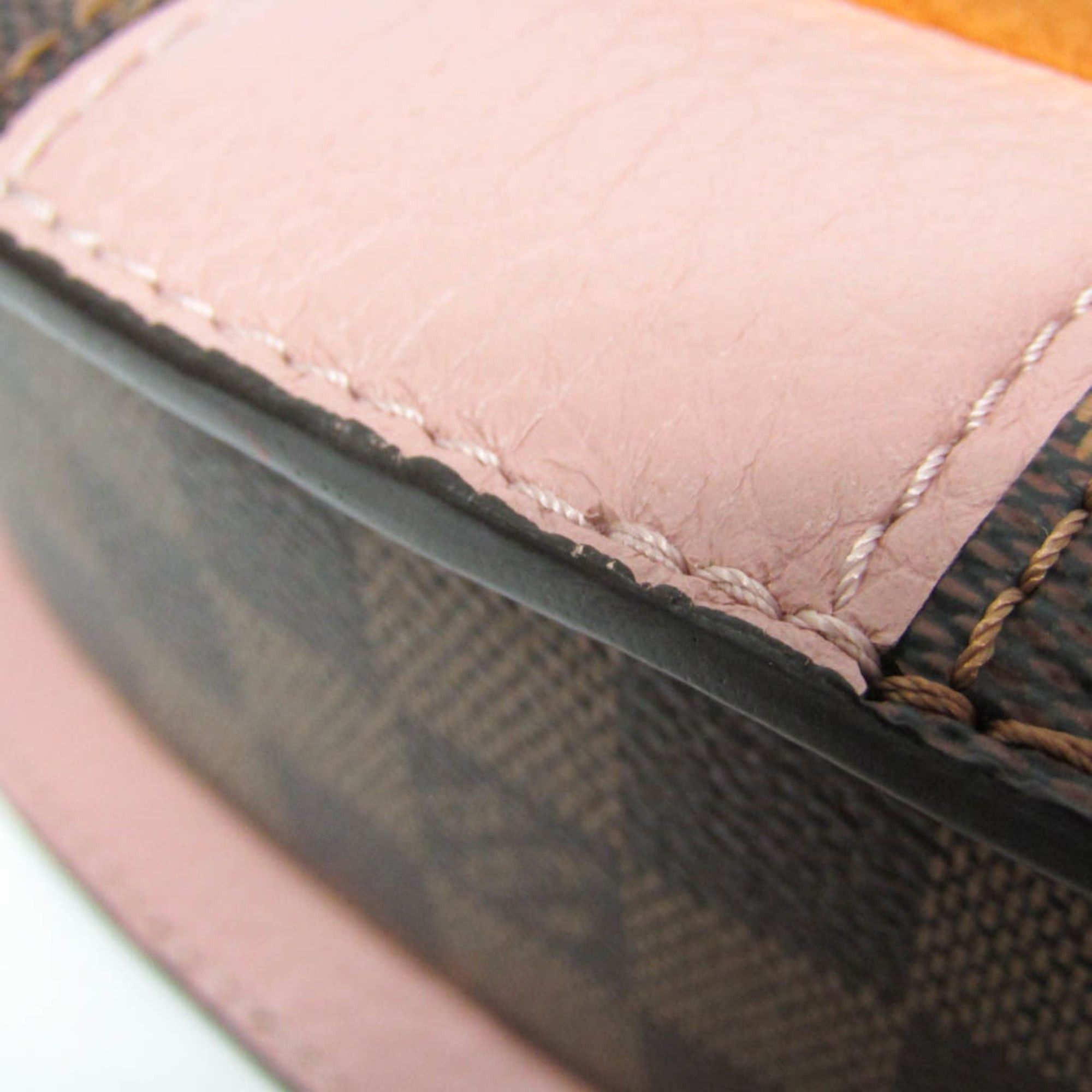Louis Vuitton Louis Vuitton Damier Wight N64418 Women's Shoulder Bag Brown,Pink Size ONE SIZE - 4 Thumbnail