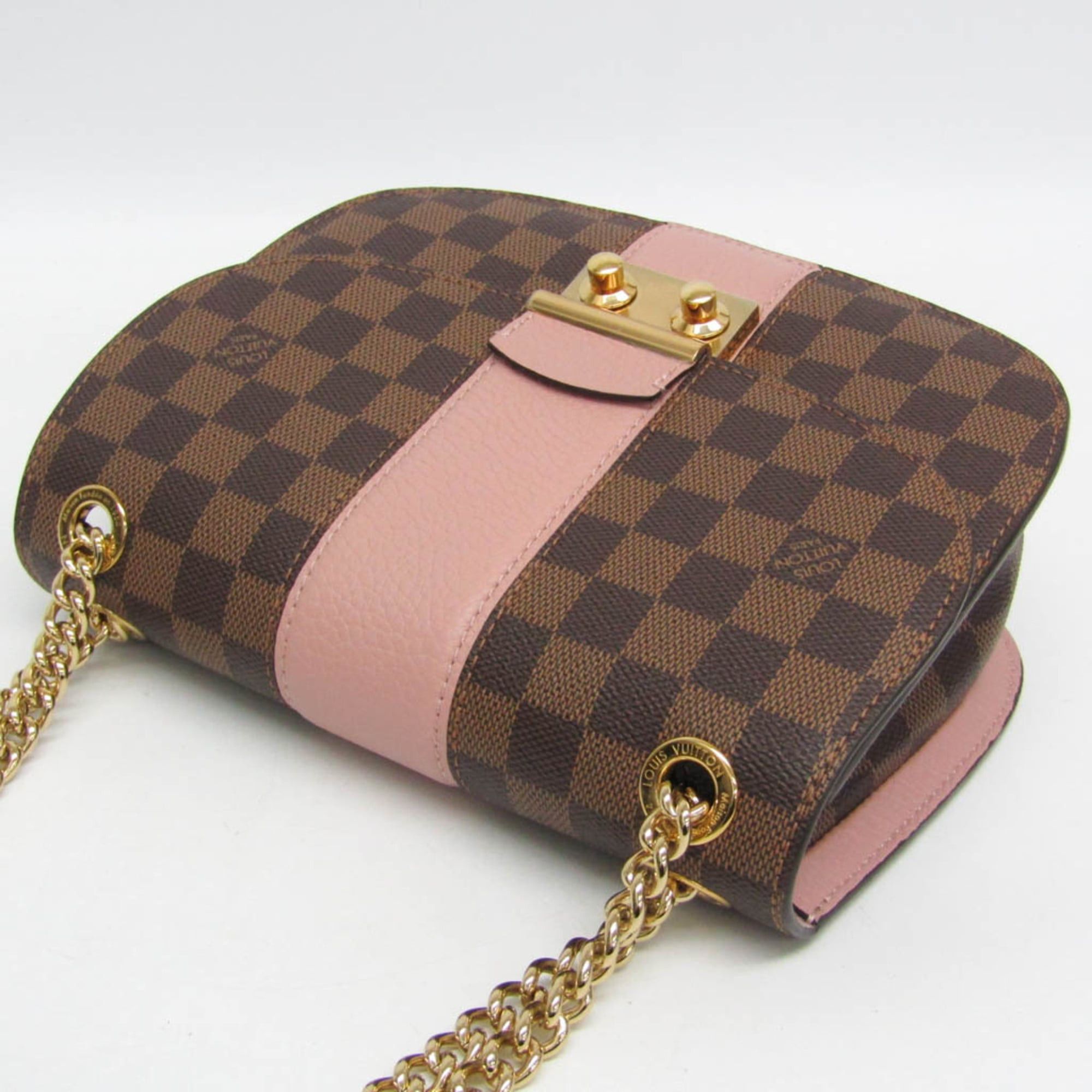Louis Vuitton Louis Vuitton Damier Wight N64418 Women's Shoulder Bag Brown,Pink Size ONE SIZE - 7 Thumbnail