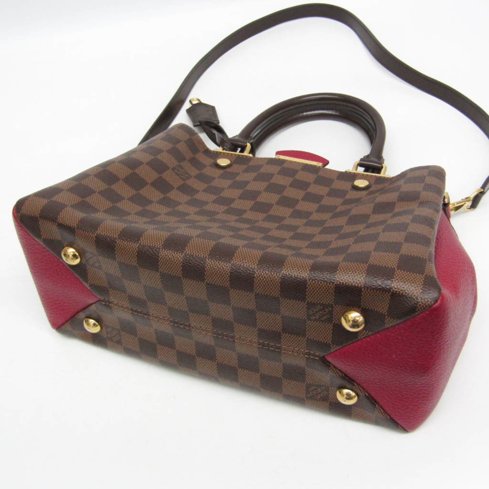 Louis Vuitton Louis Vuitton Damier Brittany N41675 Women's Handbag,Shoulder Bag Brown,Fuchsia Size ONE SIZE - 4 Thumbnail