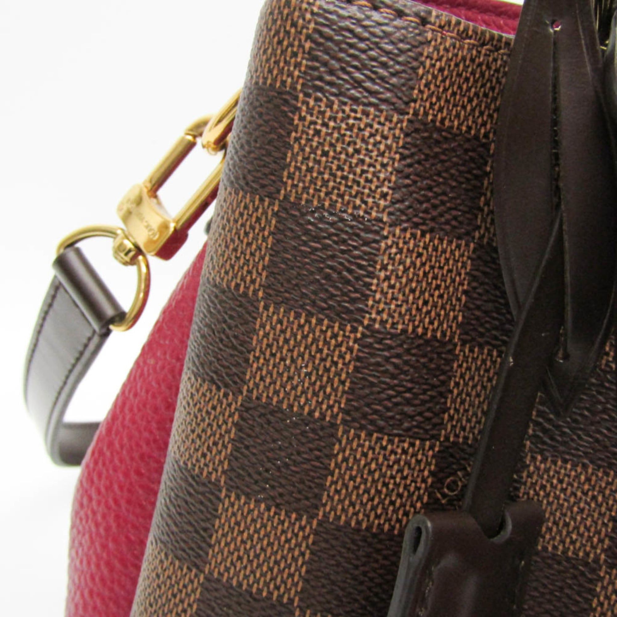Louis Vuitton Louis Vuitton Damier Brittany N41675 Women's Handbag,Shoulder Bag Brown,Fuchsia Size ONE SIZE - 9 Thumbnail