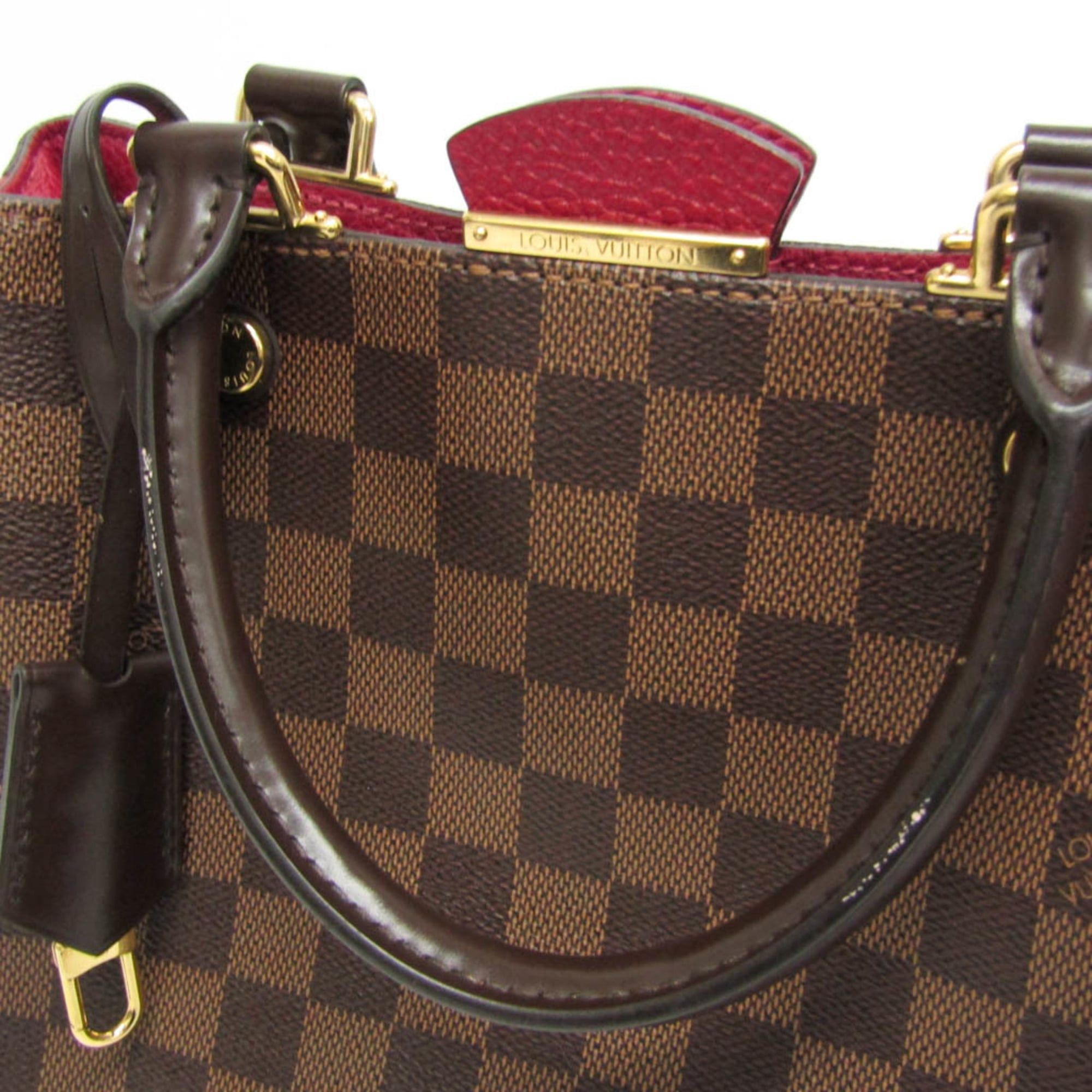 Louis Vuitton Louis Vuitton Damier Brittany N41675 Women's Handbag,Shoulder Bag Brown,Fuchsia Size ONE SIZE - 7 Thumbnail