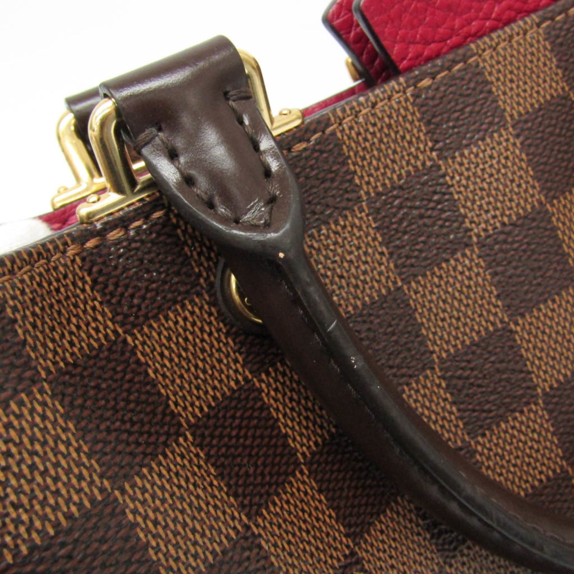 Louis Vuitton Louis Vuitton Damier Brittany N41675 Women's Handbag,Shoulder Bag Brown,Fuchsia Size ONE SIZE - 6 Thumbnail