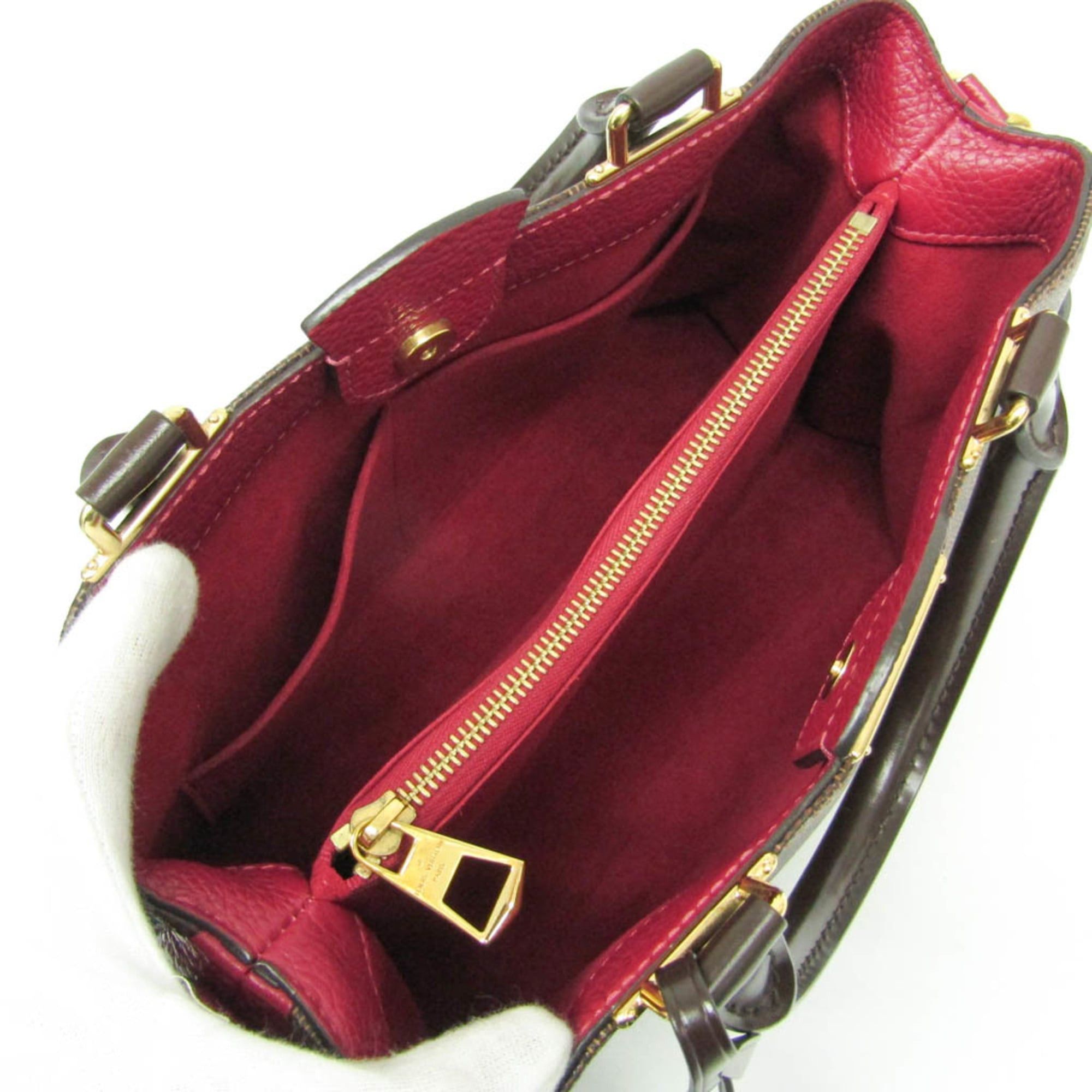 Louis Vuitton Louis Vuitton Damier Brittany N41675 Women's Handbag,Shoulder Bag Brown,Fuchsia Size ONE SIZE - 3 Thumbnail