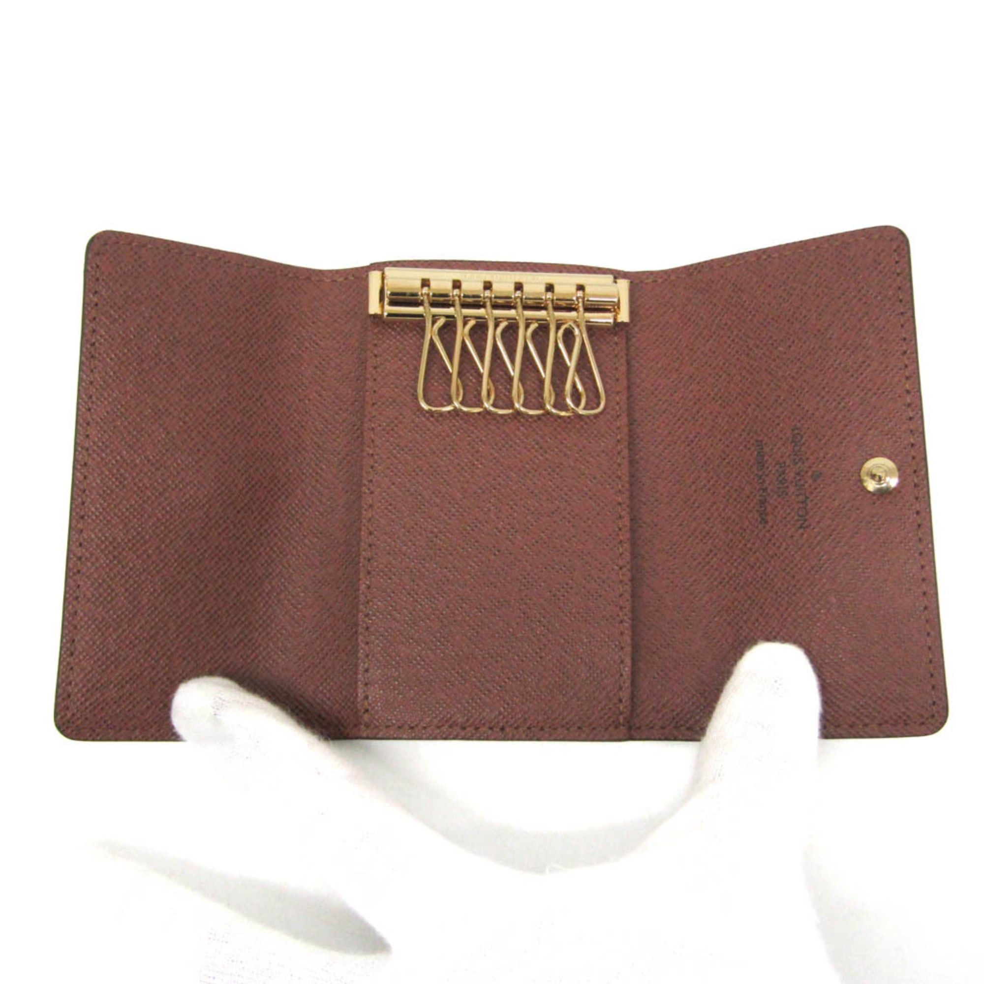 Louis Vuitton Louis Vuitton Monogram Key Holder 6 M62630 Men,Women Monogram Key Case Brown Size ONE SIZE - 4 Thumbnail