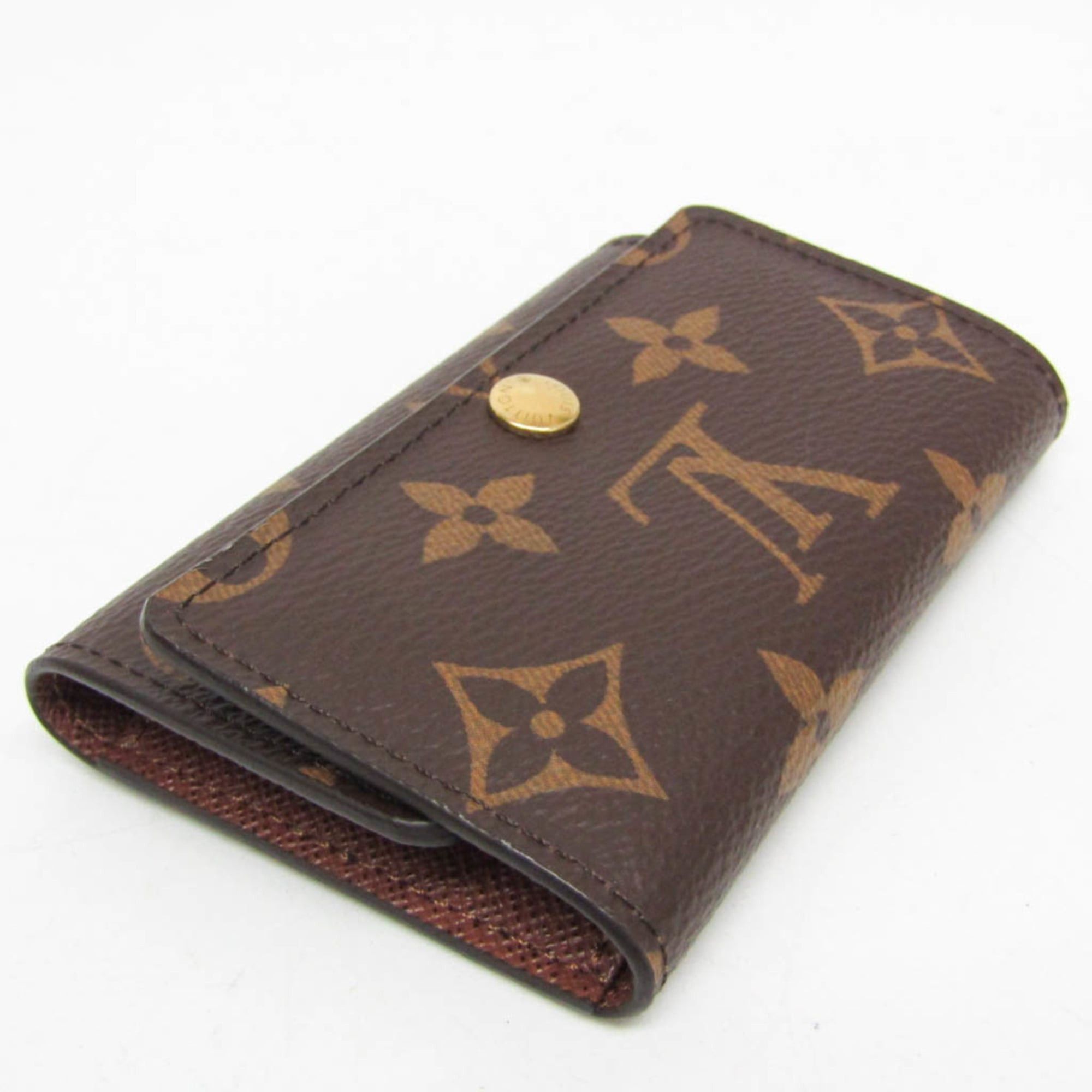 Louis Vuitton Louis Vuitton Monogram Key Holder 6 M62630 Men,Women Monogram Key Case Brown Size ONE SIZE - 8 Thumbnail