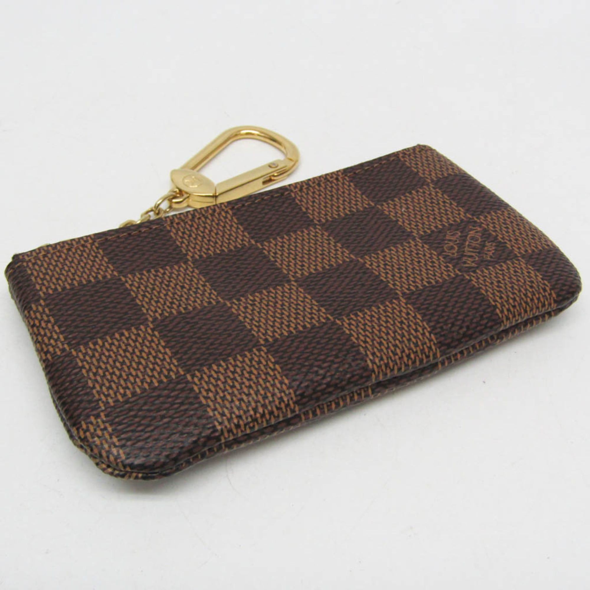 Louis Vuitton Louis Vuitton Damier Pochette Kure N62658 Men,Women Damier Canvas Coin Purse/coin Case Ebene Size ONE SIZE - 4 Thumbnail