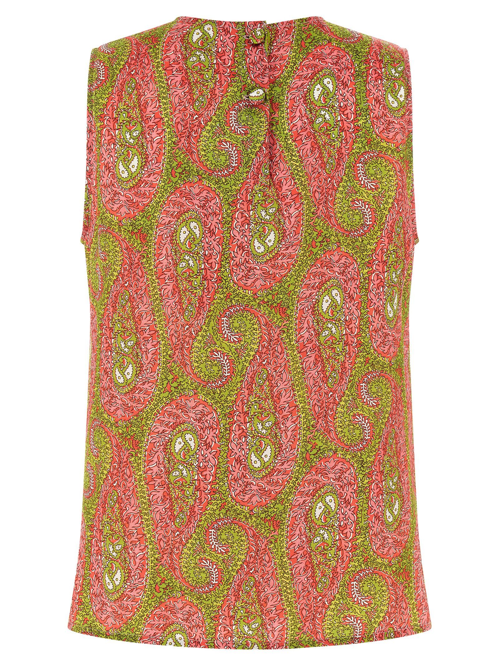 Etro 'Paisley Foliage' top Size M / US 6-8 / IT 42-44 - 2 Thumbnail
