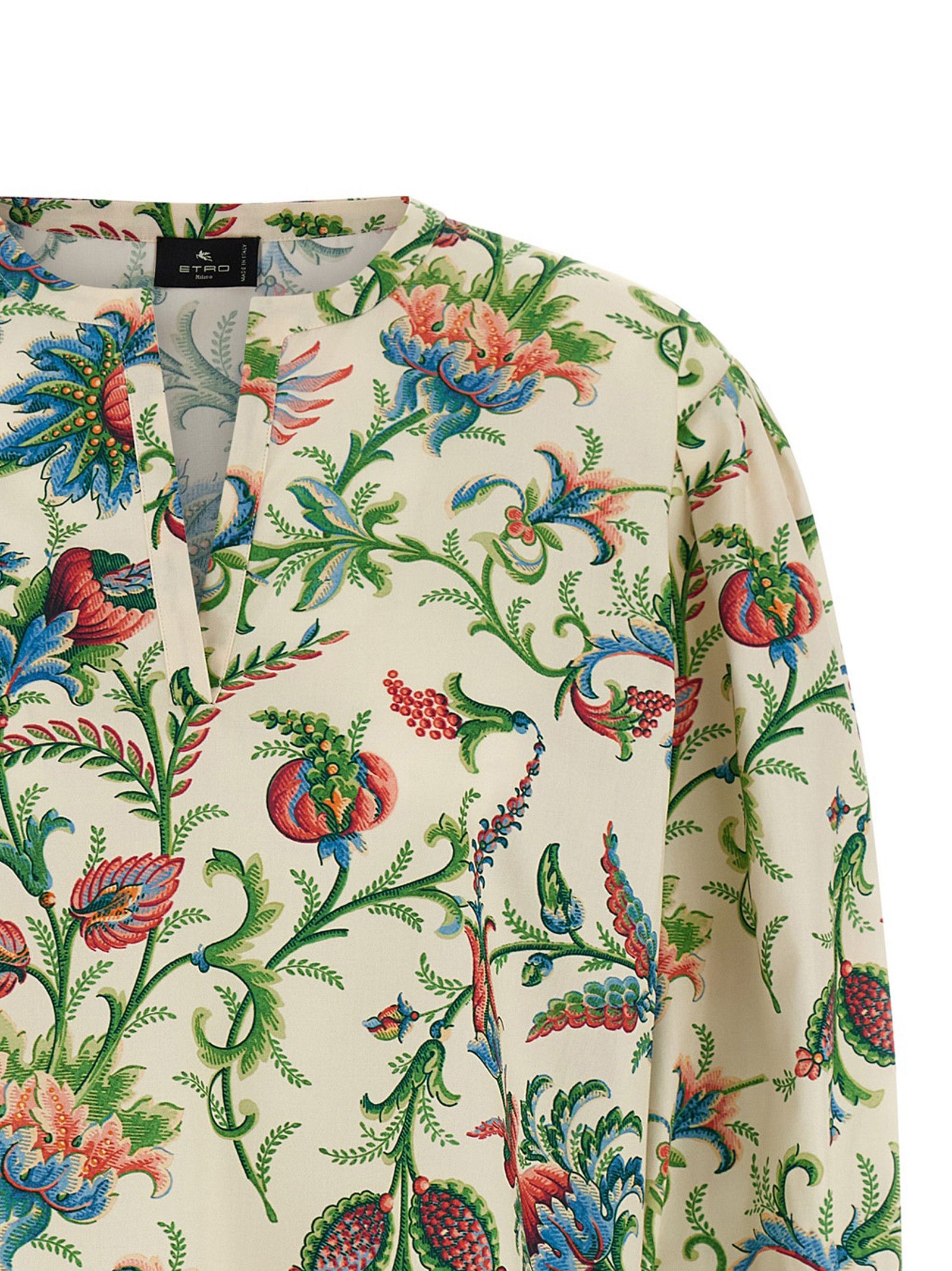 Etro Floral cotton blouse Size M / US 6-8 / IT 42-44 - 3 Thumbnail