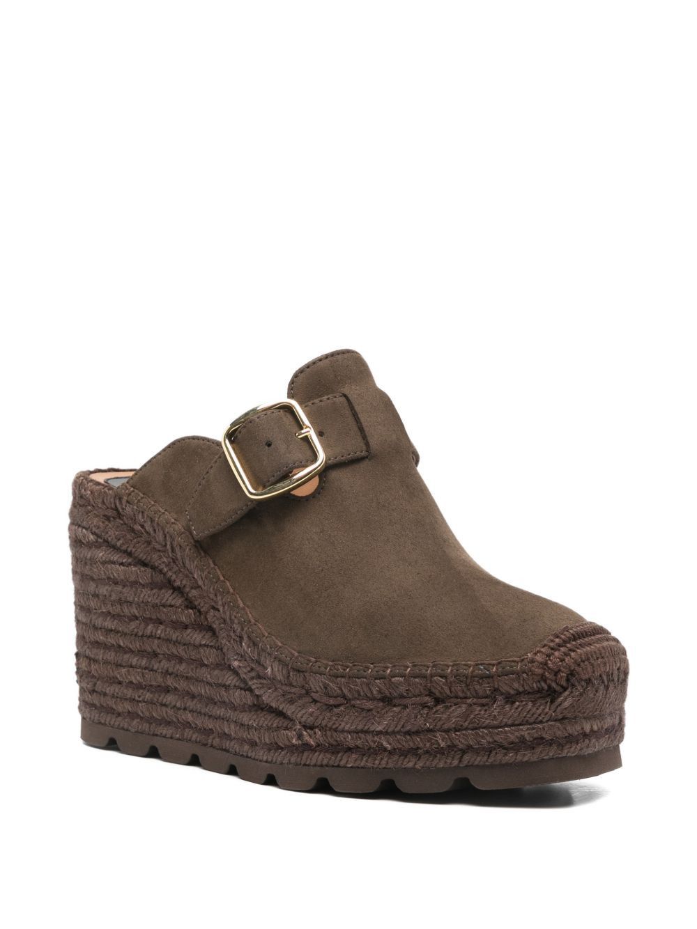 Stella McCartney GAIA SUEDE CLOGS Size US 11 / IT 41 - 2 Thumbnail