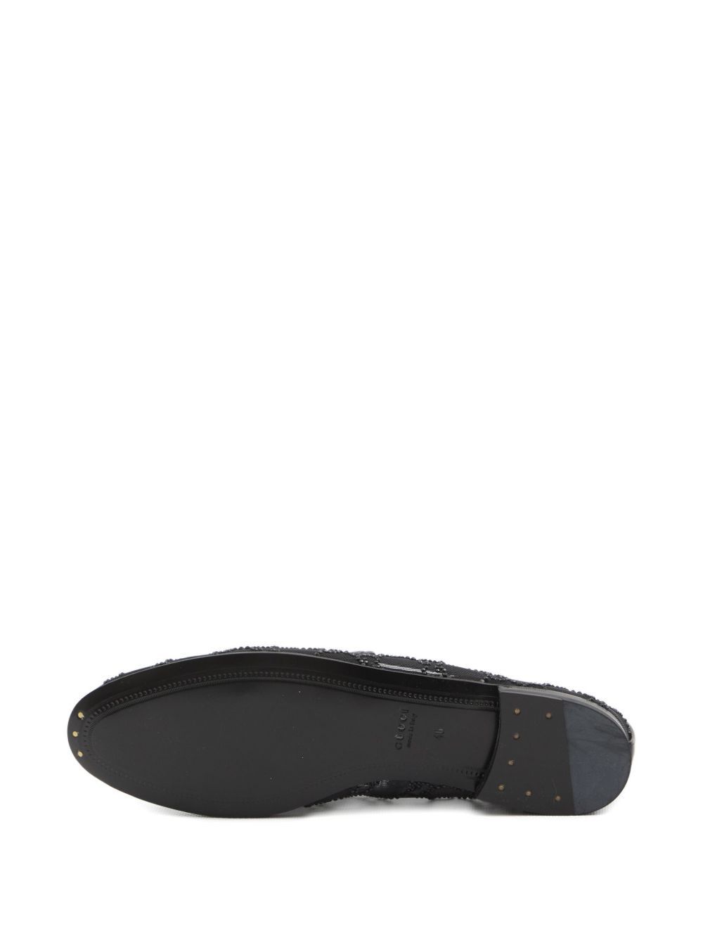 Gucci NEW JORDAAN GG CRYSTAL LOAFERS Size US 7 / IT 37 - 5 Thumbnail