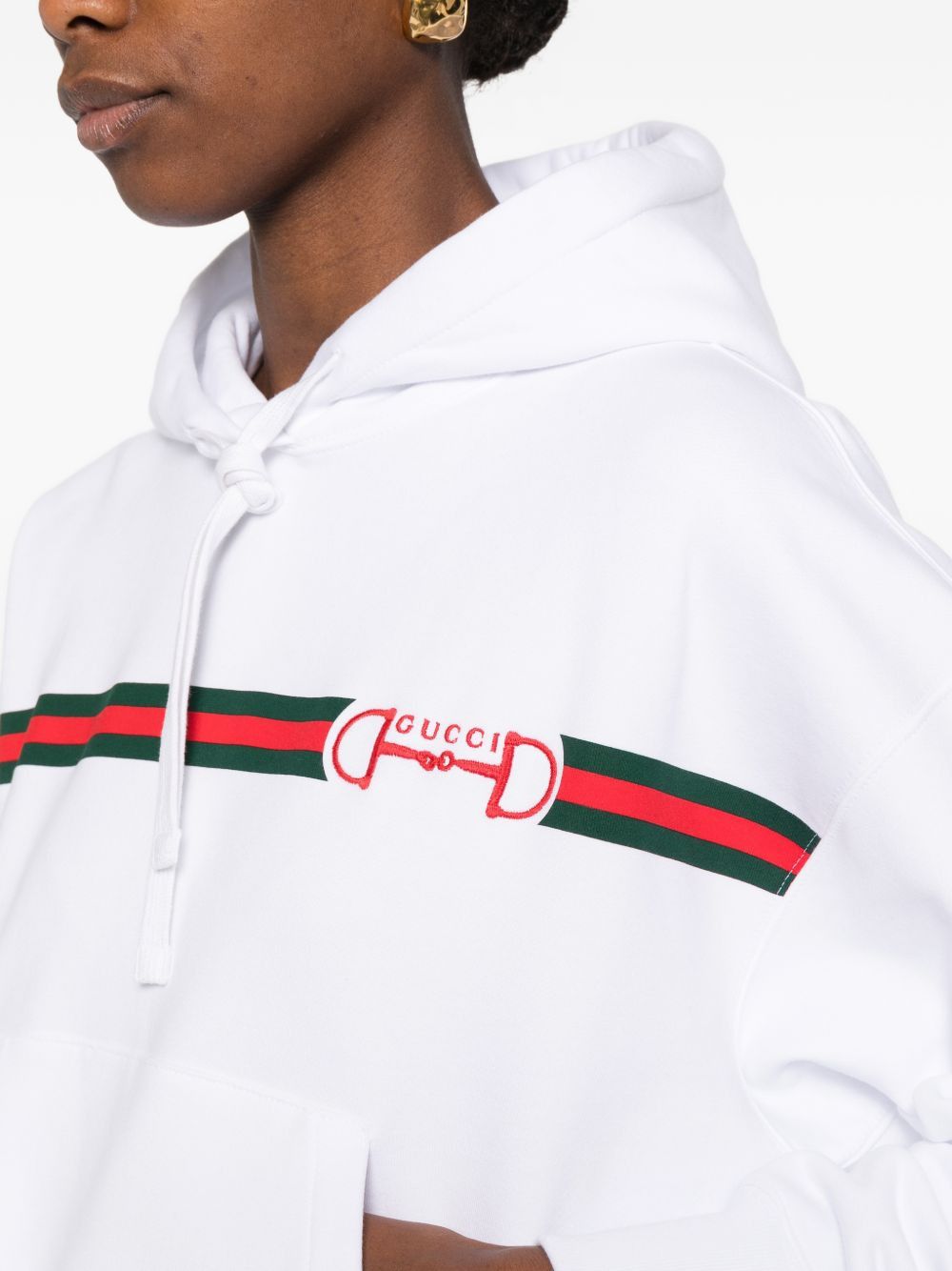 Gucci LOGO COTTON HOODIE Size S / US 4 / IT 40 - 4 Thumbnail