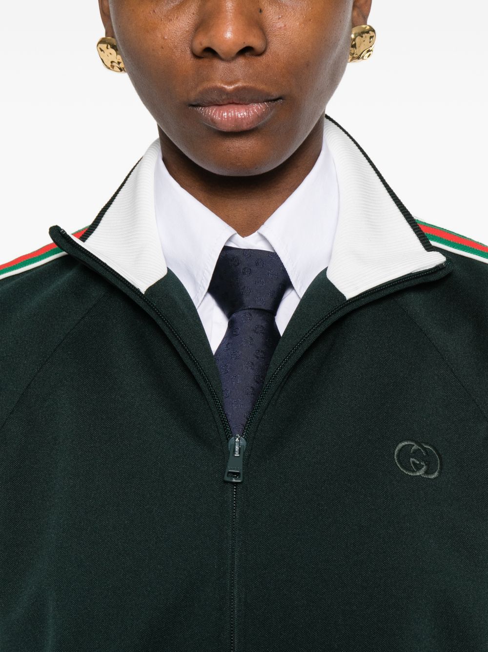 Gucci WEB DETAIL TRACK JACKET Size M / US 6-8 / IT 42-44 - 2 Thumbnail