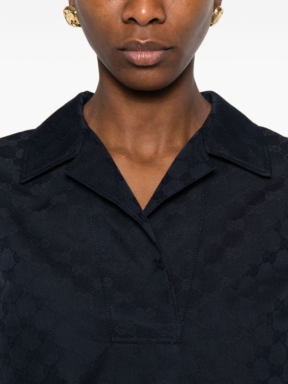 Gucci GG POLO SHIRT Size M / US 6-8 / IT 42-44 - 4 Thumbnail