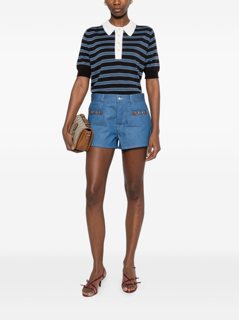 Gucci DENIM COTTON SHORTS Size 28" / US 6 / IT 42 - 3 Thumbnail